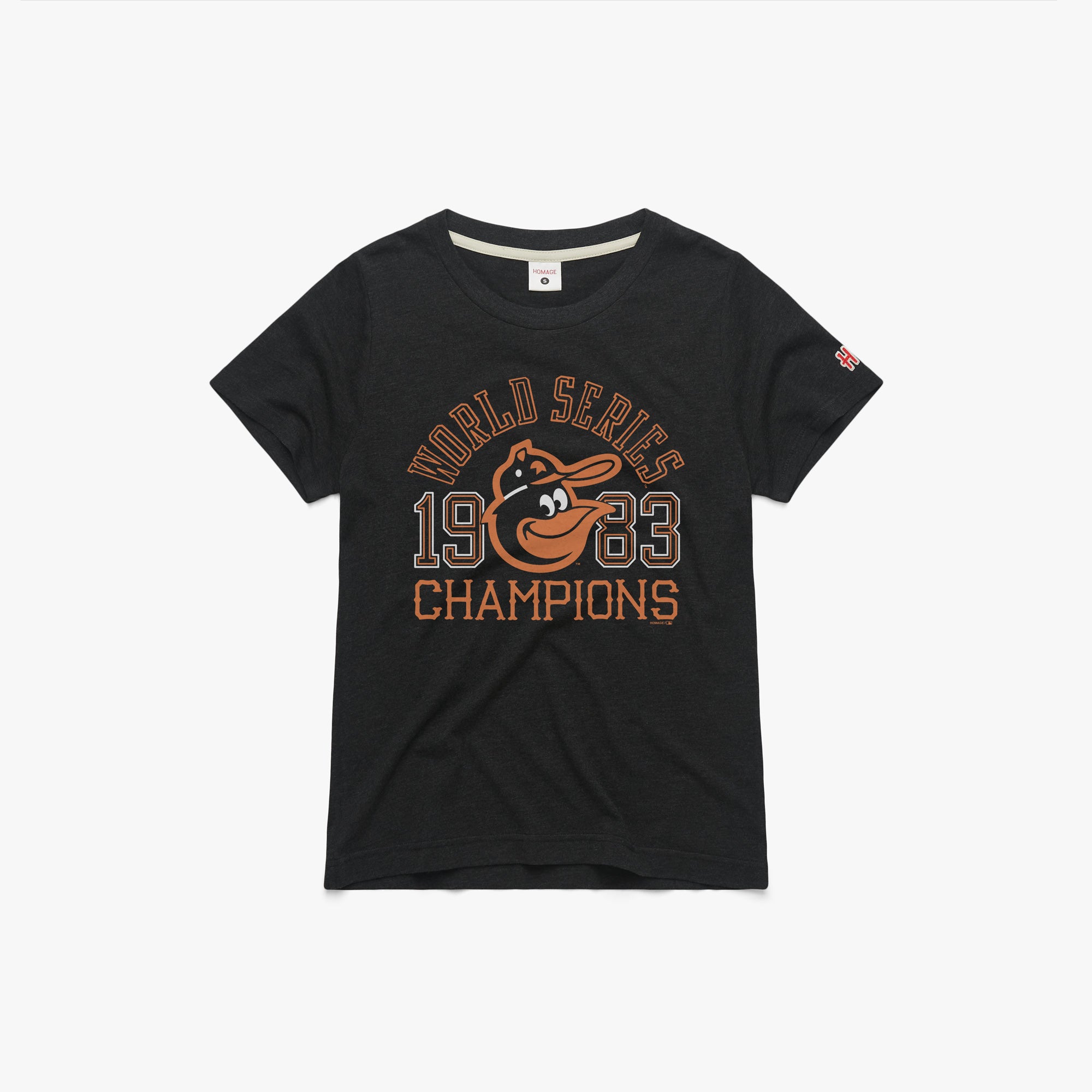 Women s Baltimore Orioles 1983 World Series Champs 02011948430 Charcoal Flat.jpg Women's Baltimore Orioles 1983 World Series Champs