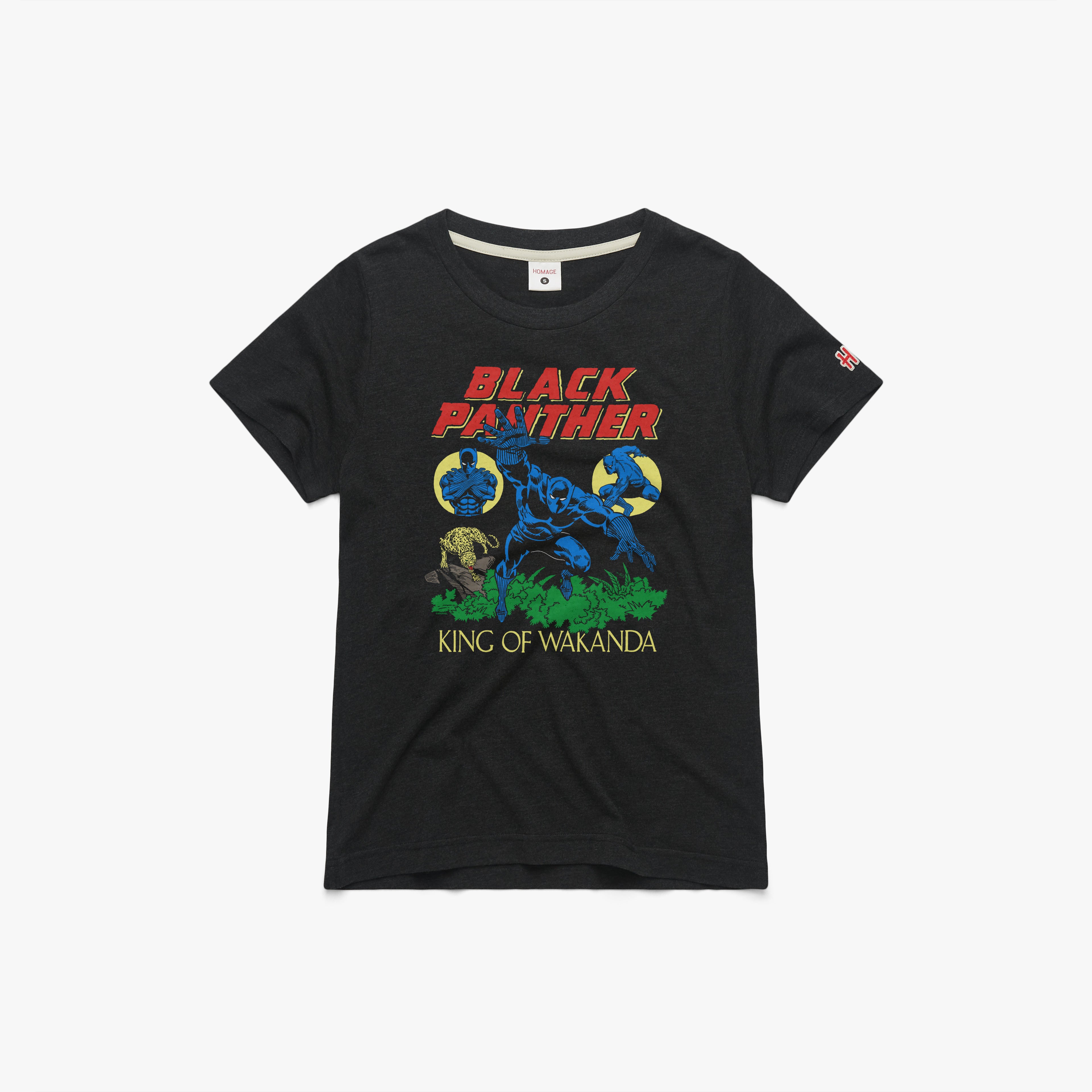 Women s Black Panther The King Of Wakanda 02012474030 Charcoal Flat.jpg Women's Black Panther The King Of Wakanda