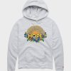 Women's Hope Sun And Flowers Hoodie::Ash