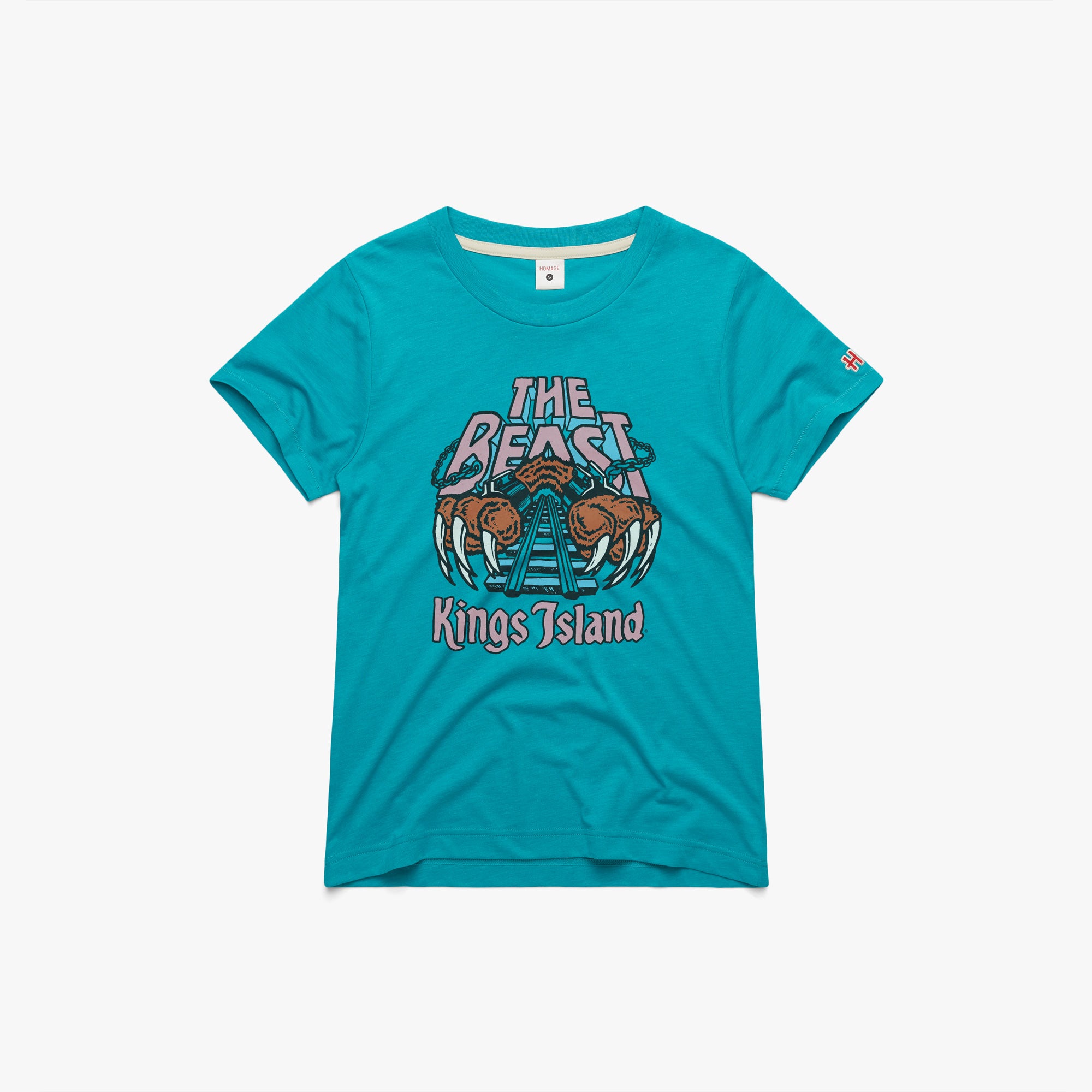 Women s Kings Island The Beast 02011869926 Teal Flat.jpg Women's Kings Island The Beast