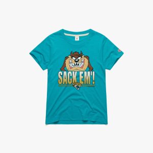 Women's Looney Tunes Taz Sack Em' x Jacksonville Jaguars