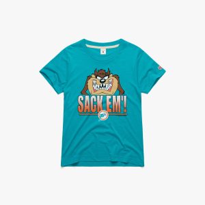 Women's Looney Tunes Taz Sack Em' x Miami Dolphins