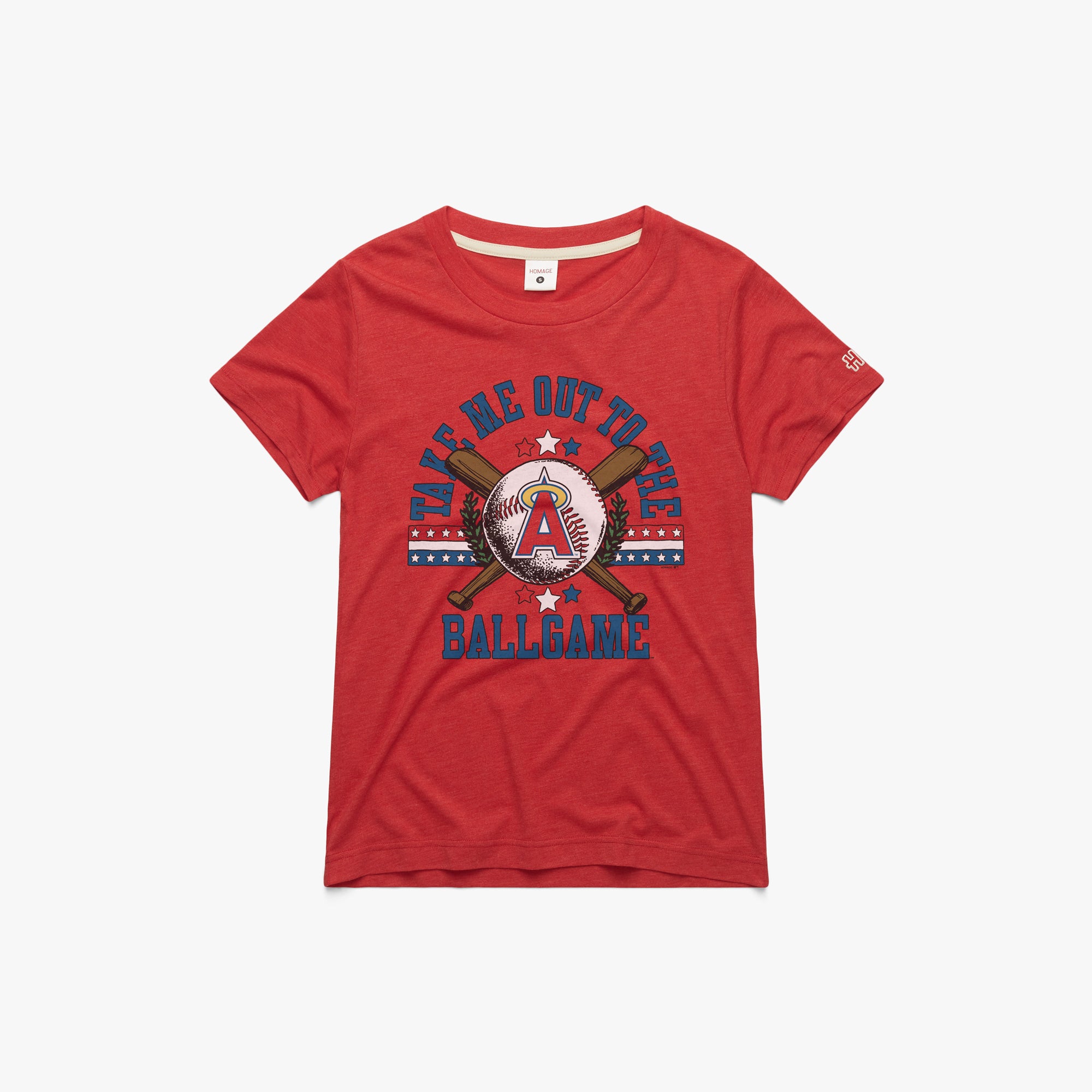 Women s Los Angeles Angels Take Me Out To The Ballgame 02011968517 Red Flat.jpg Women's Los Angeles Angels Take Me Out To The Ballgame