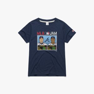 Women's MLB Jam Braves Jones and Jones