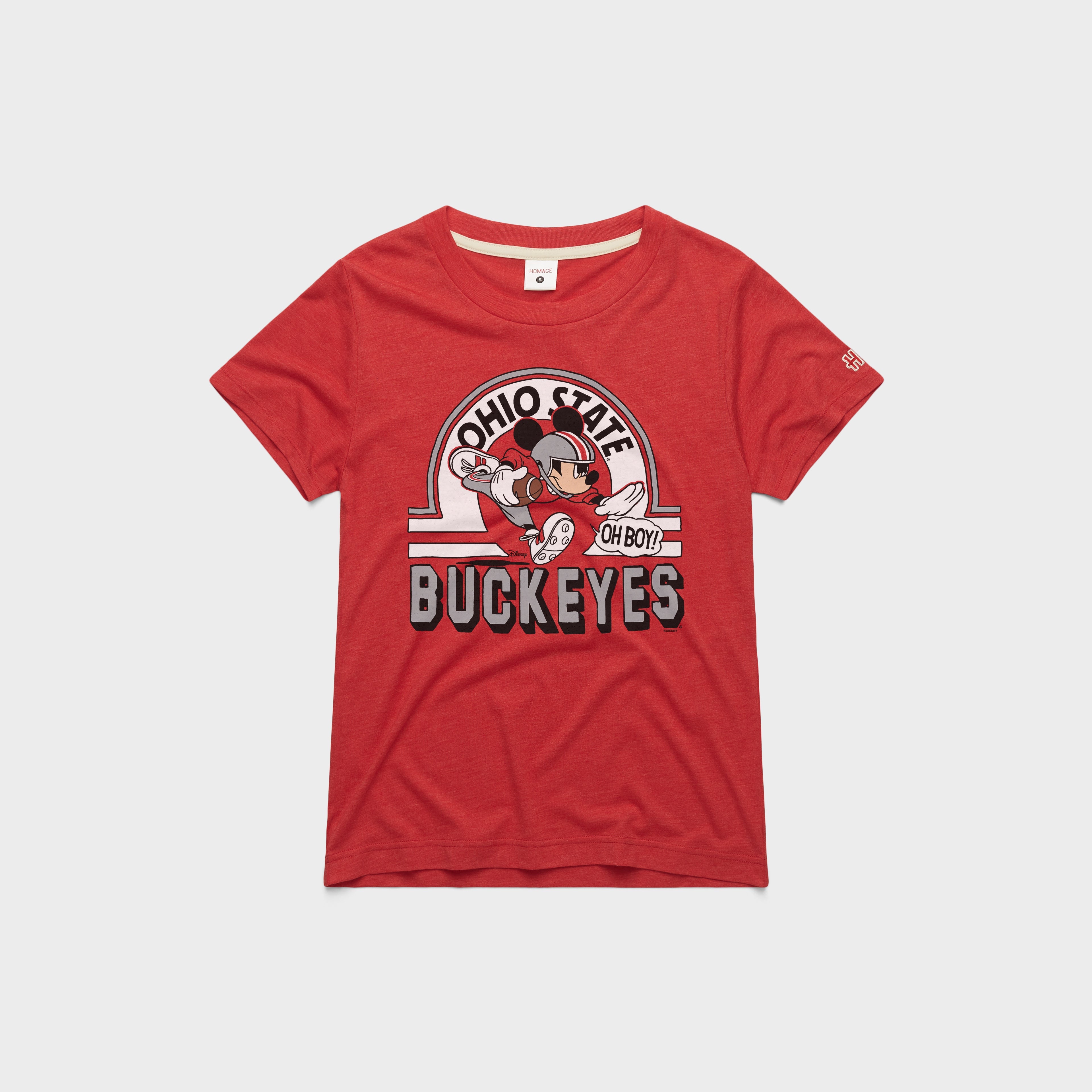 Women s Mickey Mouse x Ohio State 02012753817 Red Flat.jpg Women's Mickey Mouse x Ohio State::Red