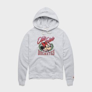 Women's Minnie Mouse x Ohio State Hoodie::Ash