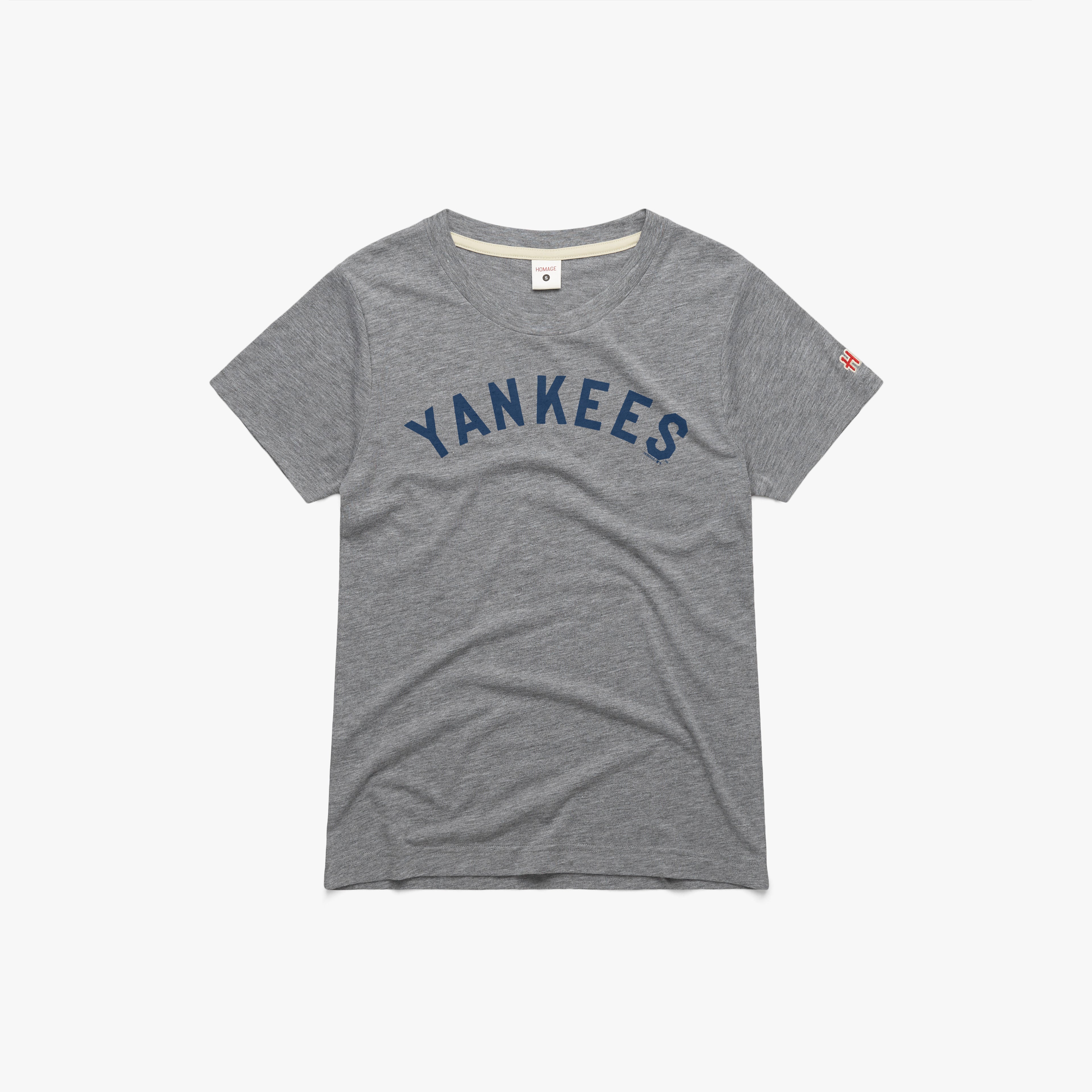 Women s New York Yankees Jersey Logo 27 02012410001 Grey Flat.jpg Women's New York Yankees Jersey Logo '27