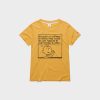 Women's Peanuts Charlie Brown Secret Of Happiness::Gold