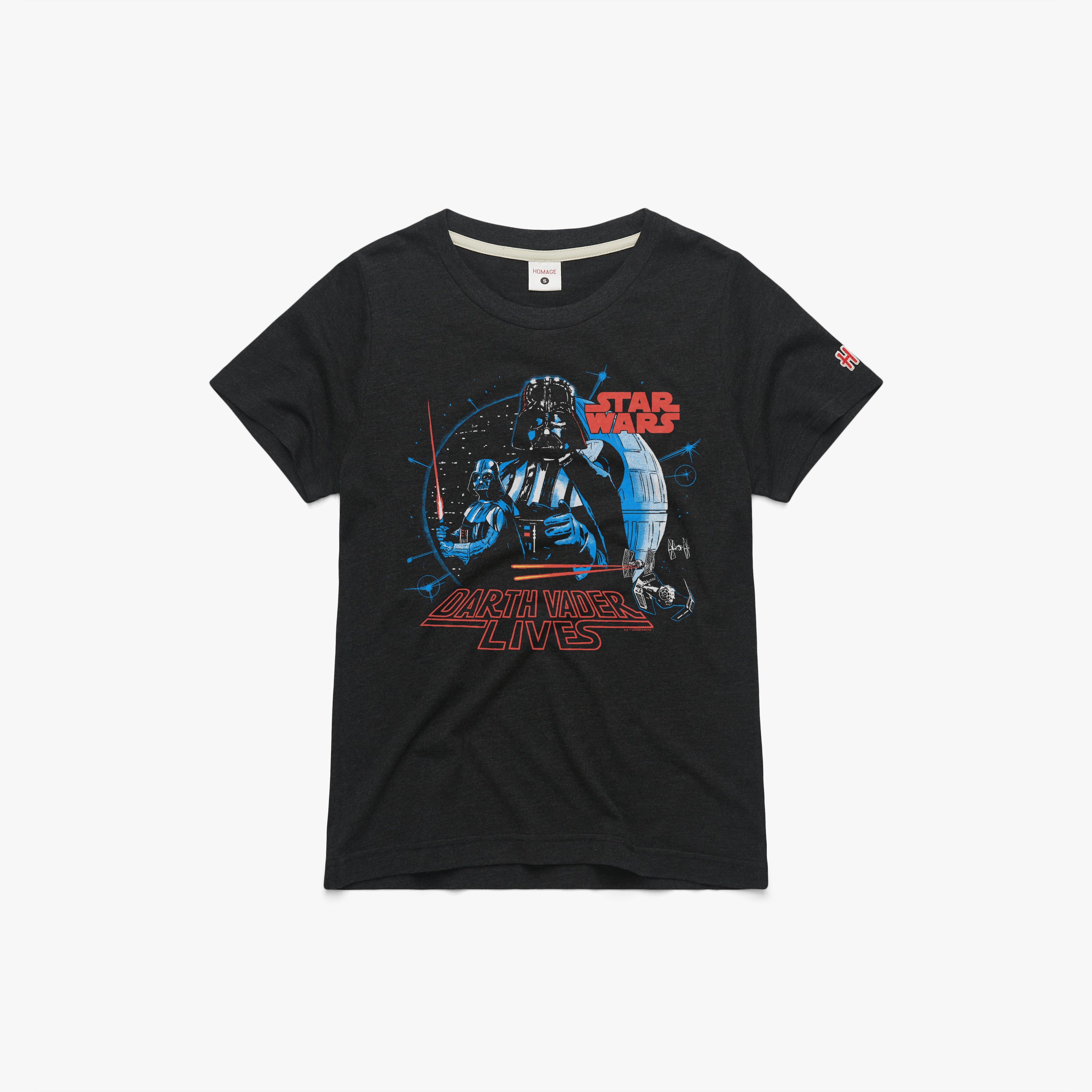 Women s Star Wars Darth Vader Lives 02012445830 Charcoal Flat.jpg Women's Star Wars Darth Vader Lives