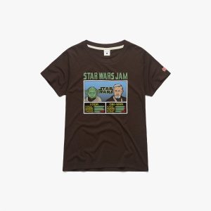 Women's Star Wars Jam Yoda And Obi-Wan