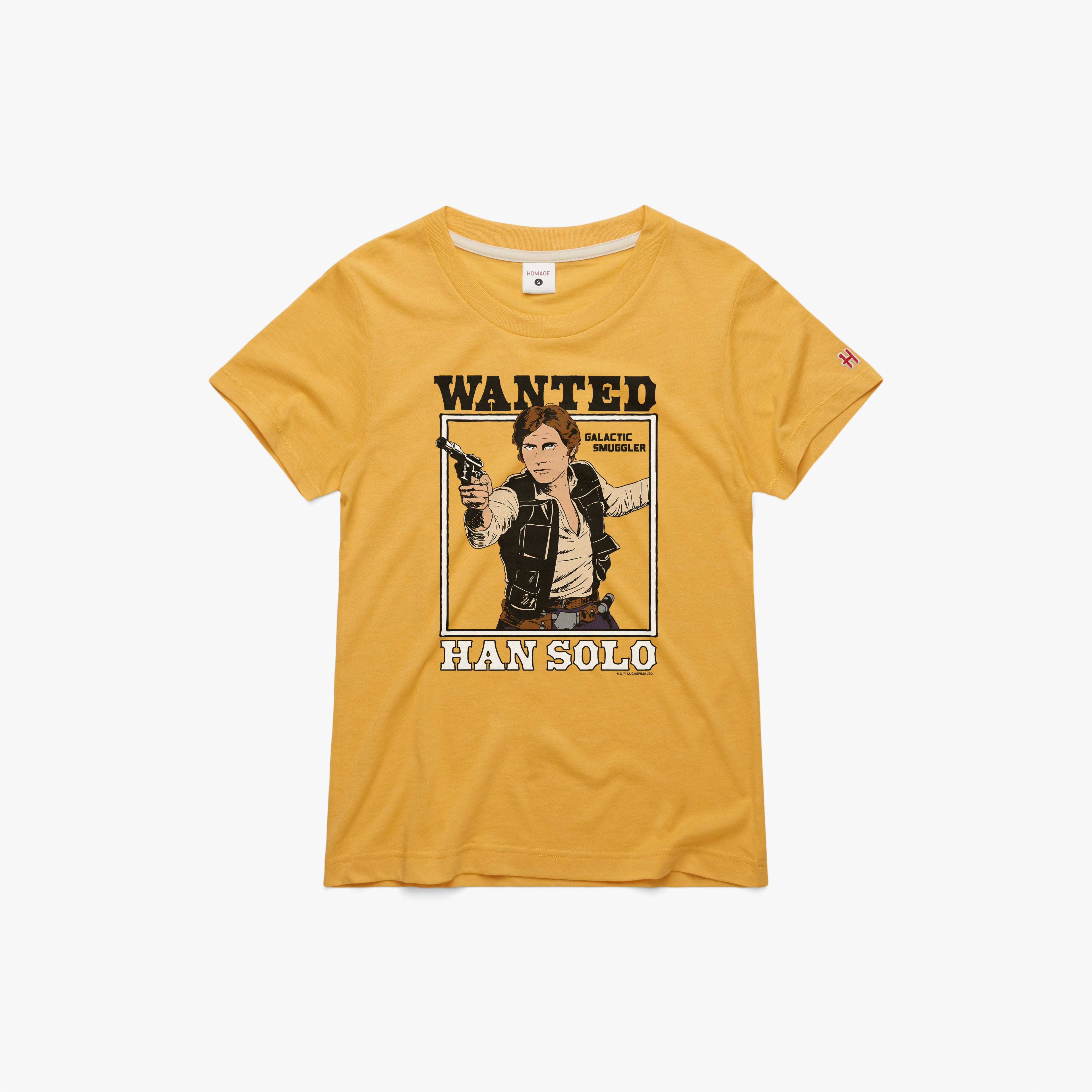 Women s Star Wars Wanted Han Solo 02012524912 Gold Flat 208a5574 e1a3 4cee a7a1 05f1389e3fb8.jpg Women's Star Wars Wanted Han Solo