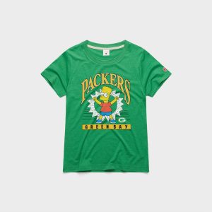 Women's The Simpsons Bart x Green Bay Packers