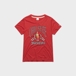 Women's The Simpsons Bart x Ohio State::Red