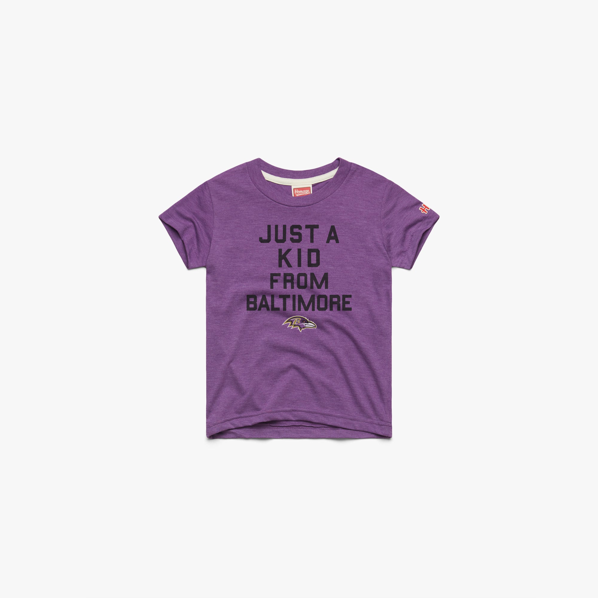 Youth Baltimore Ravens Just A Kid From Baltimore 03011985727 Royal Purple Flat.jpg Youth Baltimore Ravens Just A Kid From Baltimore