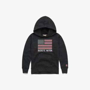 Youth Buckeye Nation Flag Hoodie