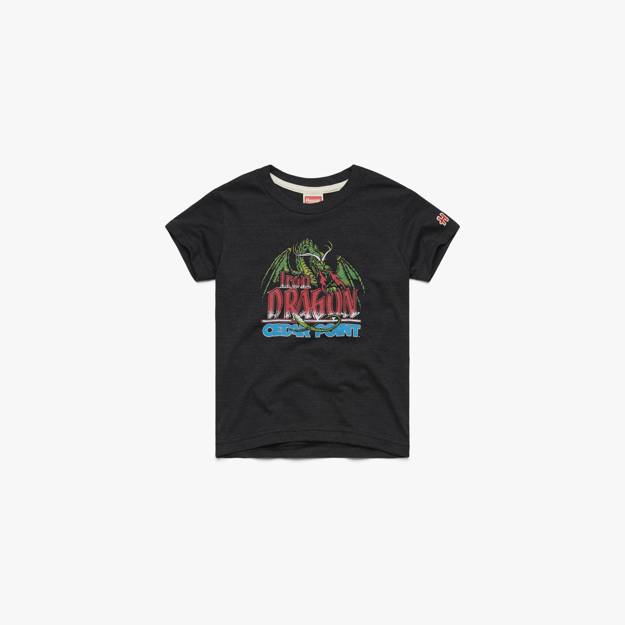 Youth Cedar Point Iron Dragon 03011177330 charcoal flat.jpg Youth Cedar Point Iron Dragon