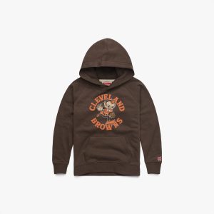 Youth Cleveland Browns Brownie Stiff Arm Hoodie