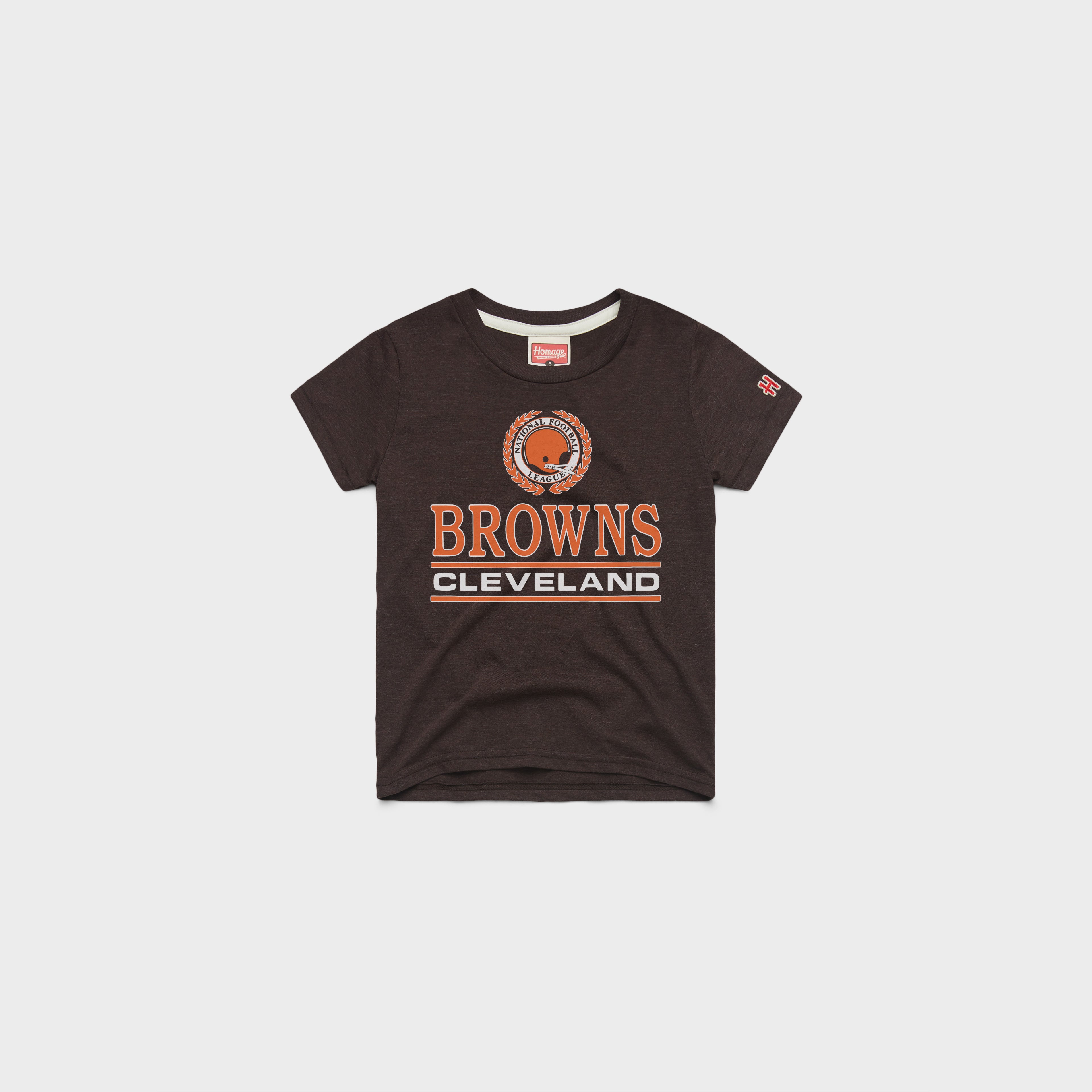 Youth Cleveland Browns Crest 03012180936 Brown Flat.jpg Youth Cleveland Browns Crest