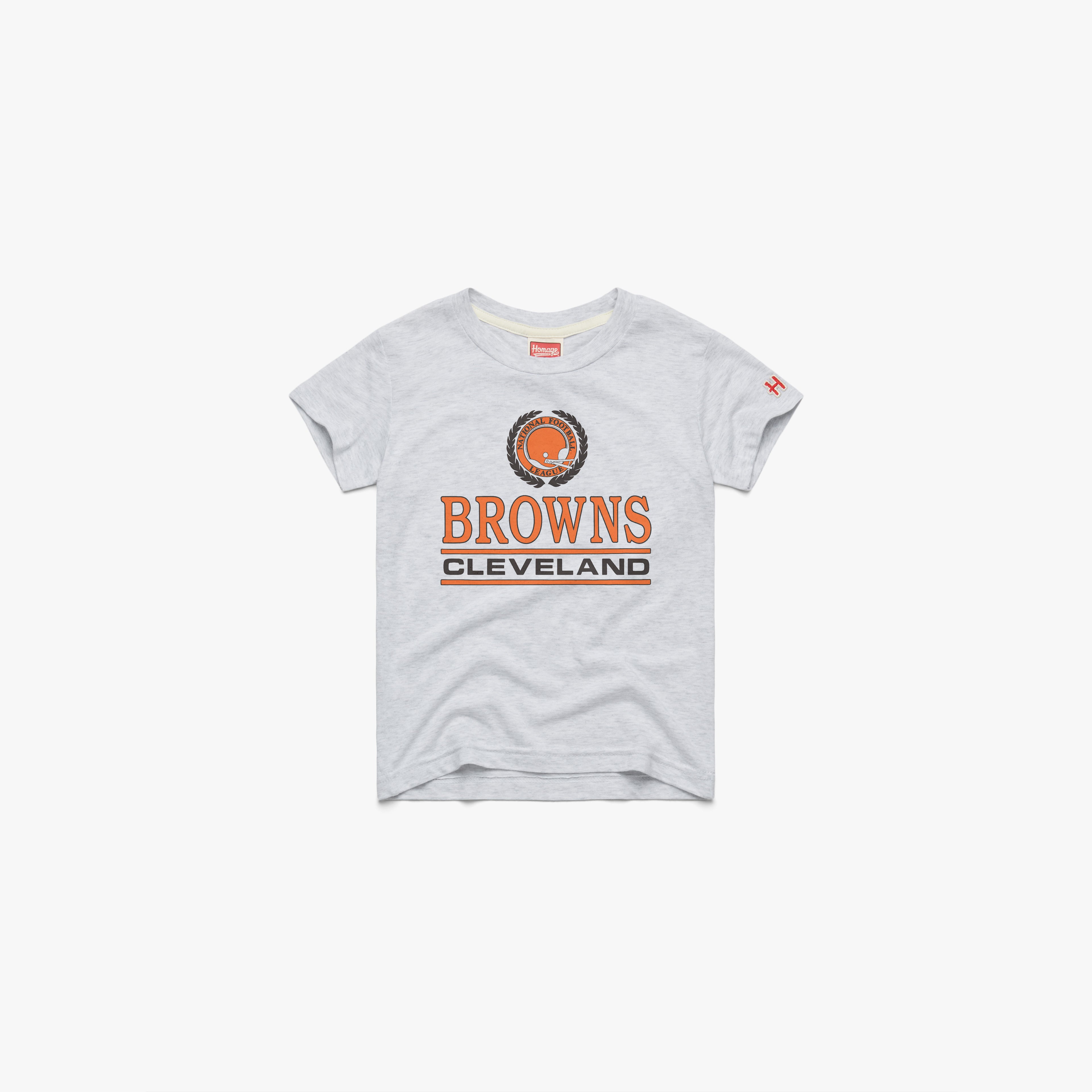 Youth Cleveland Browns Crest 03012180937 Ash Flat.jpg Youth Cleveland Browns Crest
