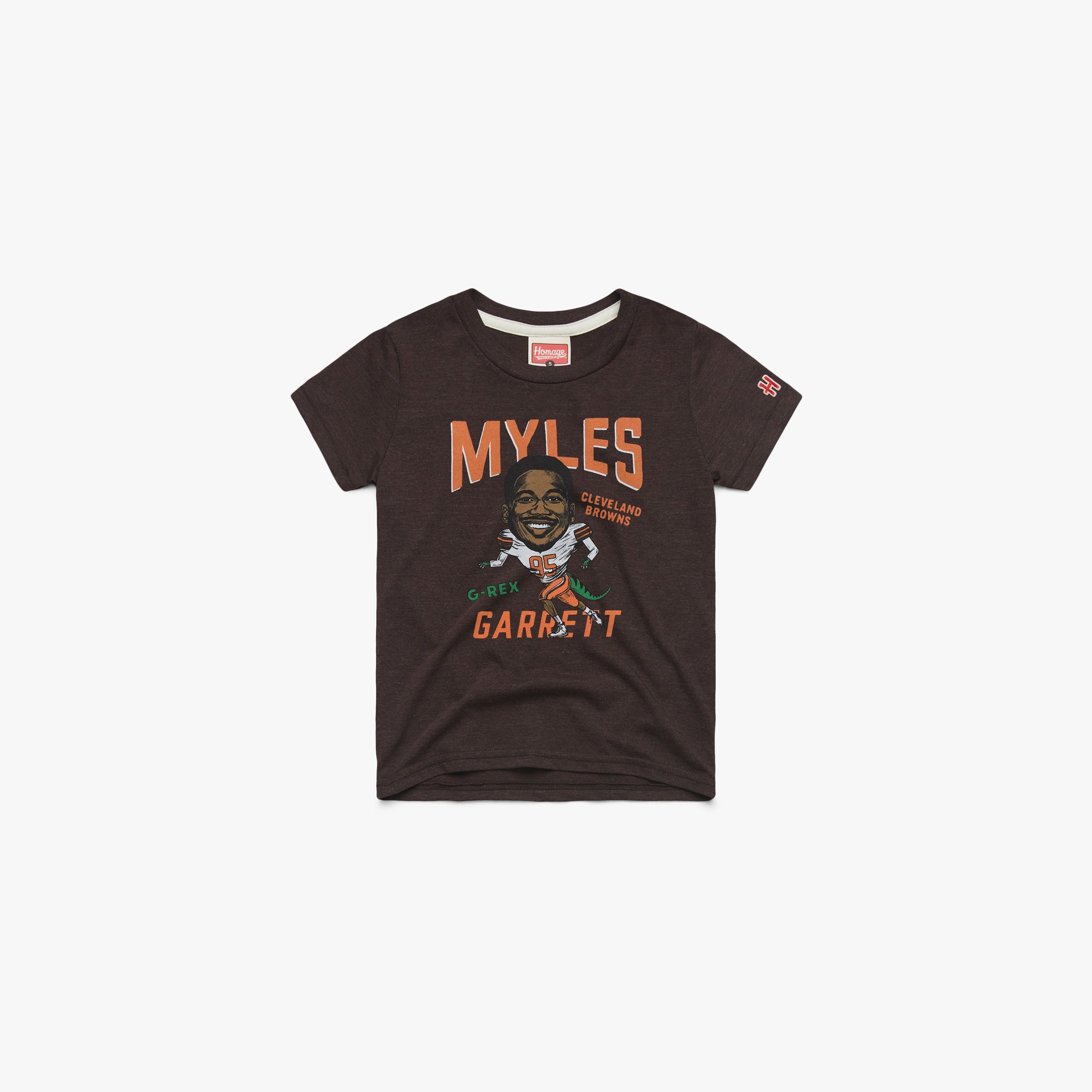 Youth Cleveland Browns Myles Garrett 03011655236 brown flat.jpg Youth Cleveland Browns Myles Garrett