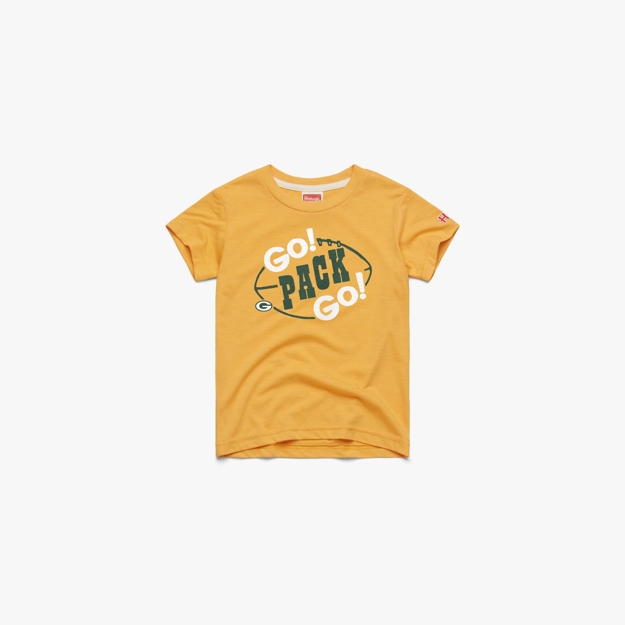 Youth Green Bay Go Pack Go 03011655912 gold flat.jpg Youth Green Bay Go Pack Go