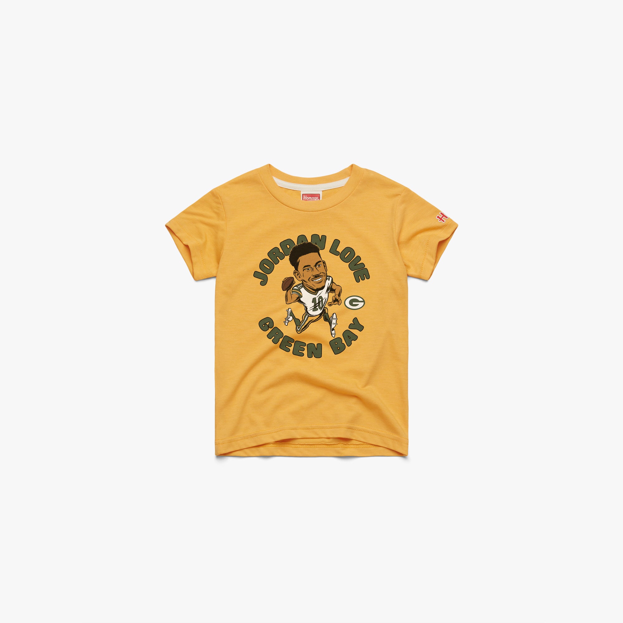 Youth Green Bay Packers Jordan Love 03012064912 Gold Flat.jpg Youth Green Bay Packers Jordan Love
