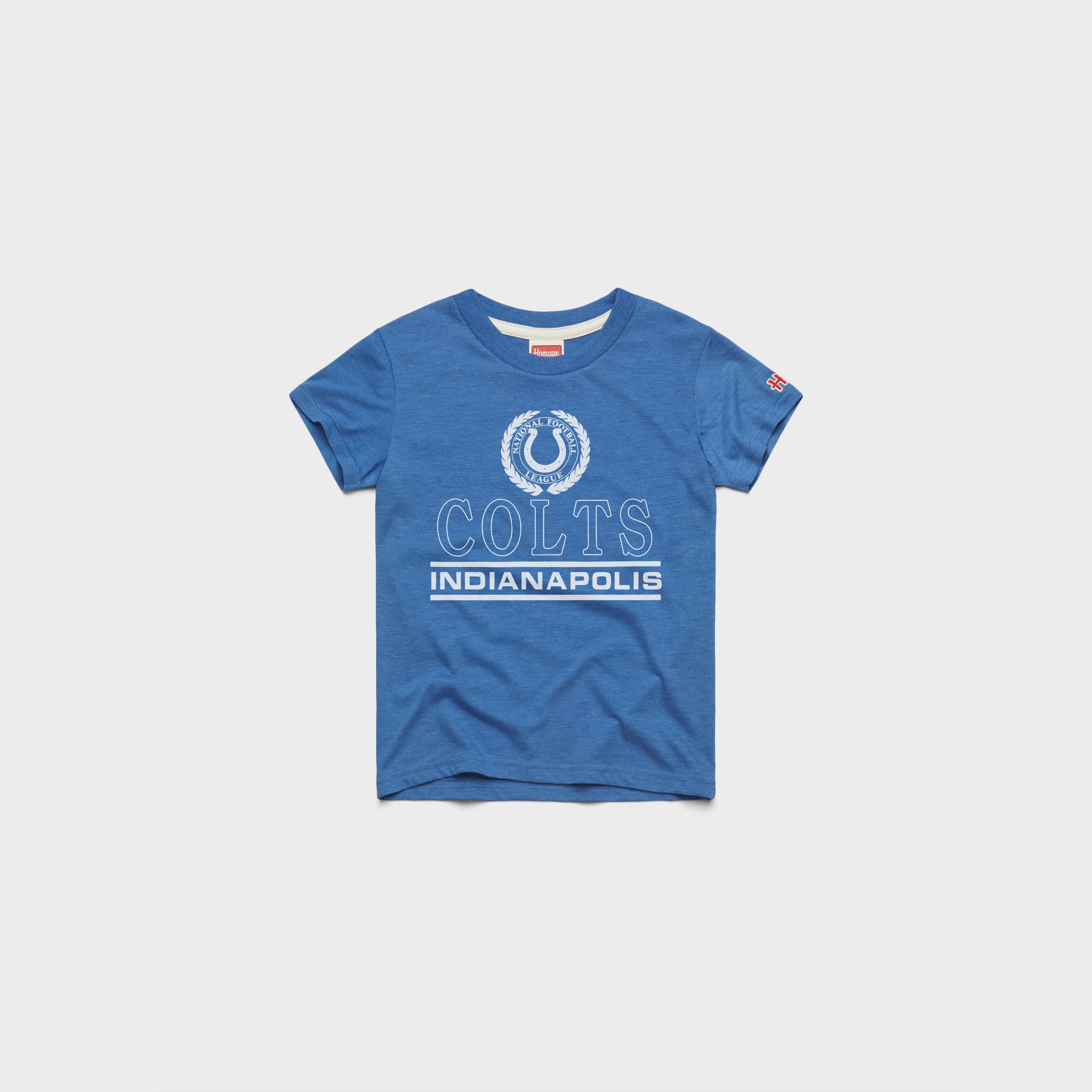 Youth Indianapolis Colts Crest 03012686618 Royal Blue Flat.jpg Youth Indianapolis Colts Crest