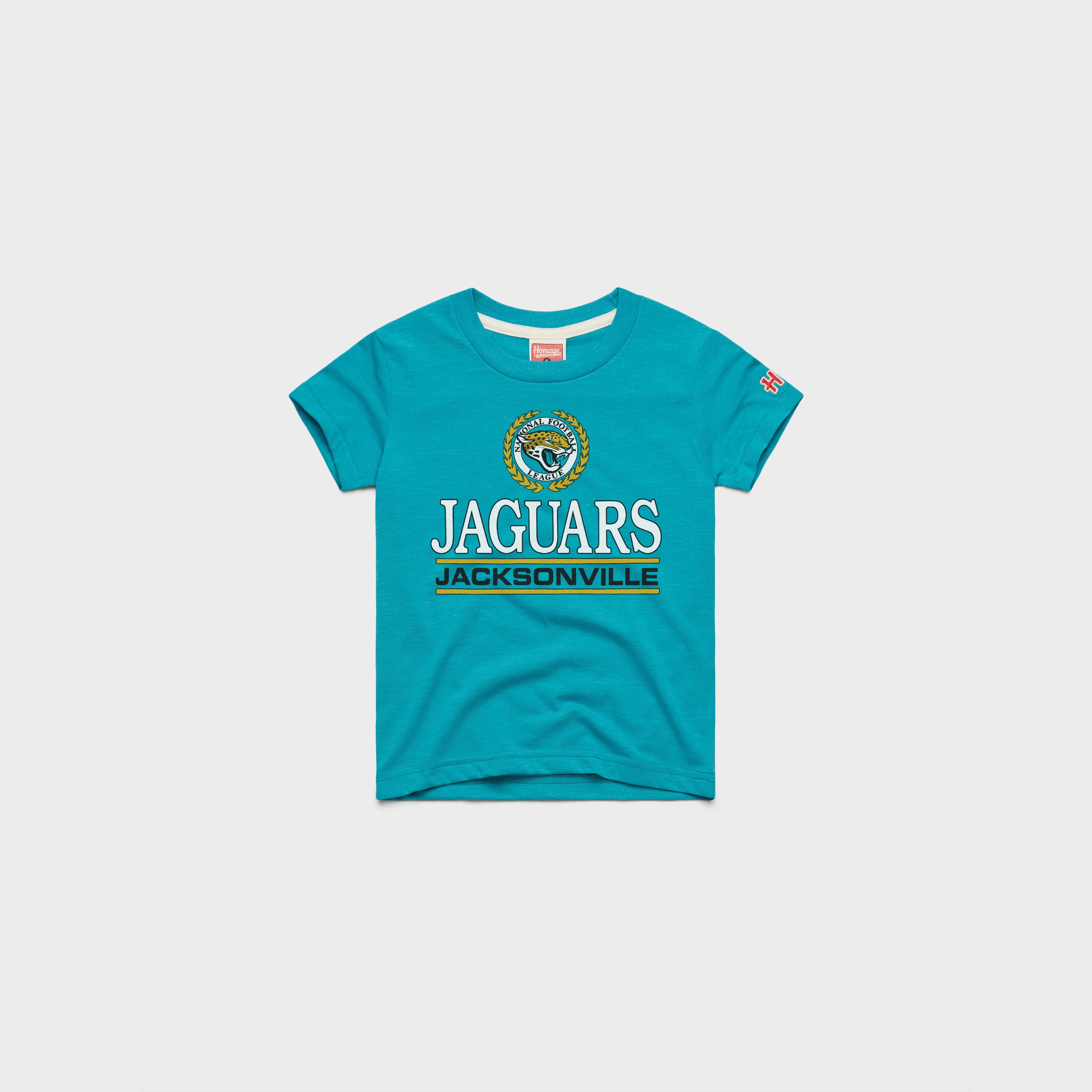 Youth Jacksonville Jaguars Crest 03012686826 Teal Flat.jpg Youth Jacksonville Jaguars Crest