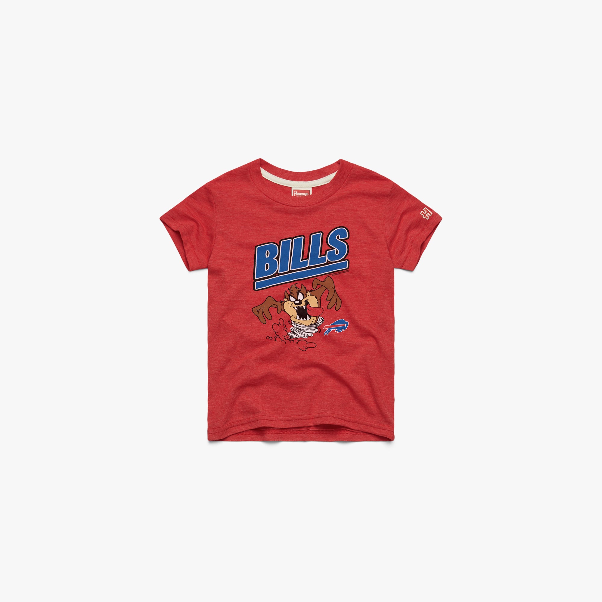 Youth Looney Tunes Taz x Buffalo Bills 03012158817 Red Flat.jpg Youth Looney Tunes Taz x Buffalo Bills