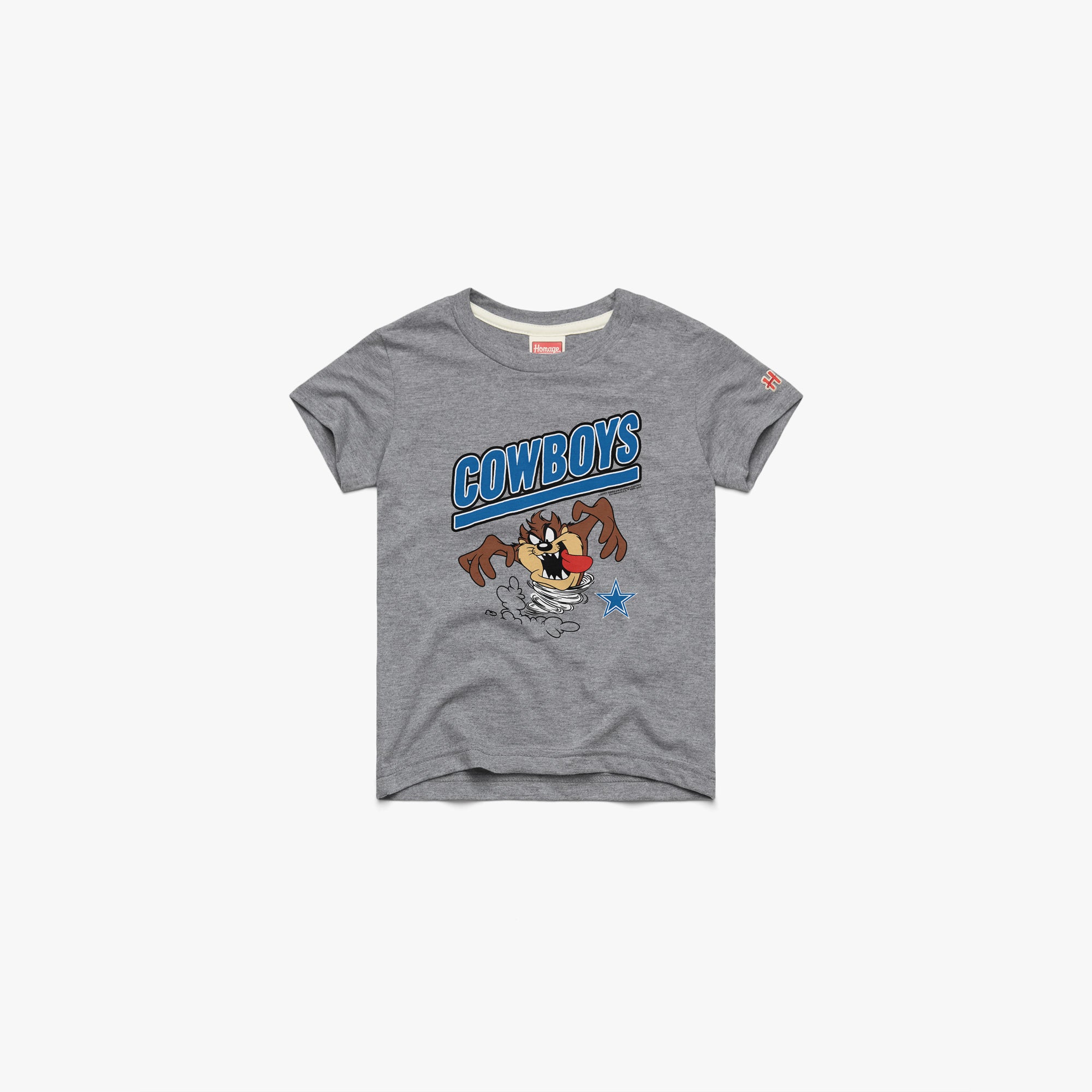 Youth Looney Tunes Taz x Dallas Cowboys 03012159601 Grey Flat.jpg Youth Looney Tunes Taz x Dallas Cowboys