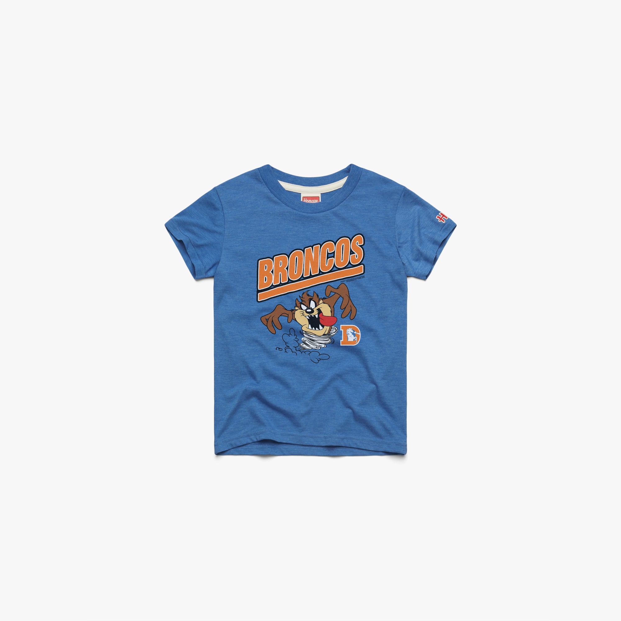 Youth Looney Tunes Taz x Denver Broncos 03012160118 Royal Blue Flat.jpg Youth Looney Tunes Taz x Denver Broncos
