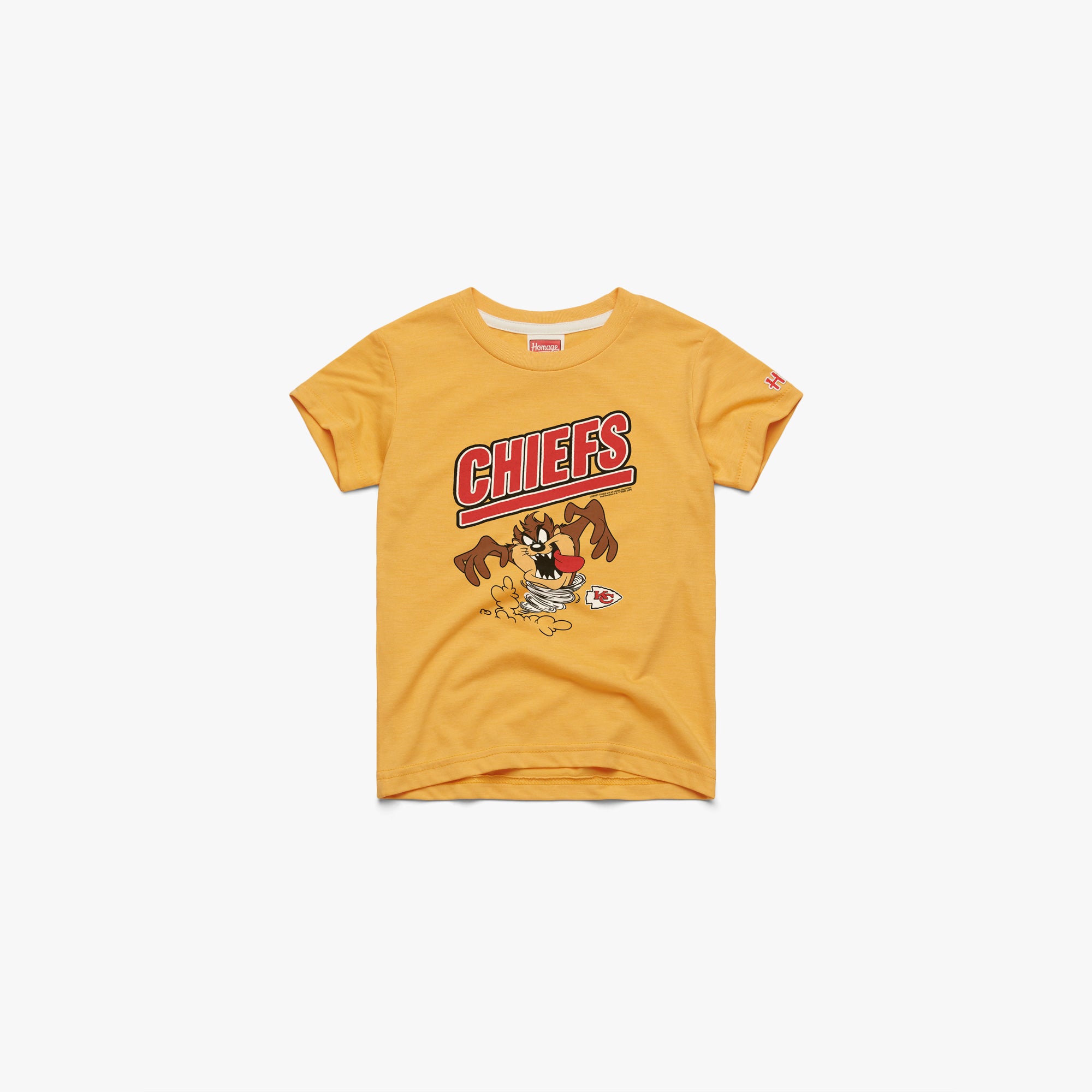 Youth Looney Tunes Taz x Kansas City Chiefs 03012159512 Gold Flat.jpg Youth Looney Tunes Taz x Kansas City Chiefs
