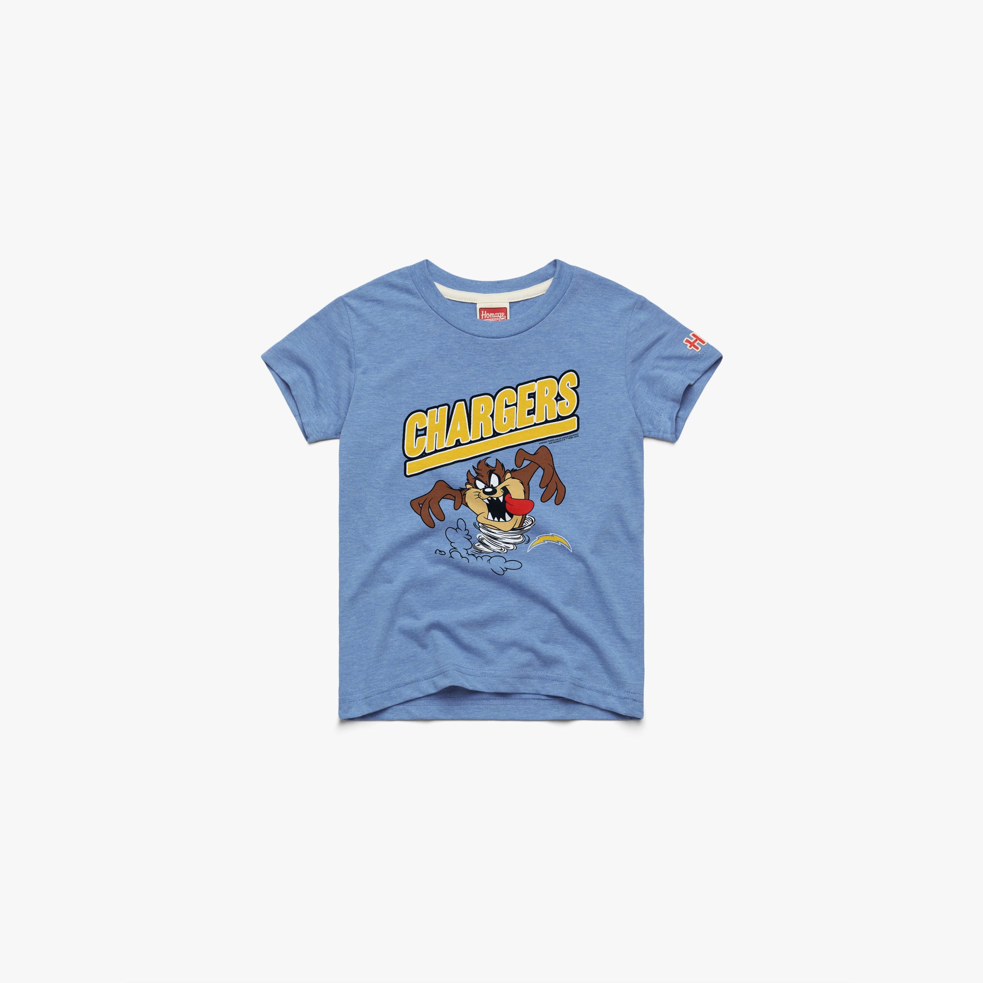 Youth Looney Tunes Taz x Los Angeles Chargers 03012159702 Light Blue Flat.jpg Youth Looney Tunes Taz x Los Angeles Chargers