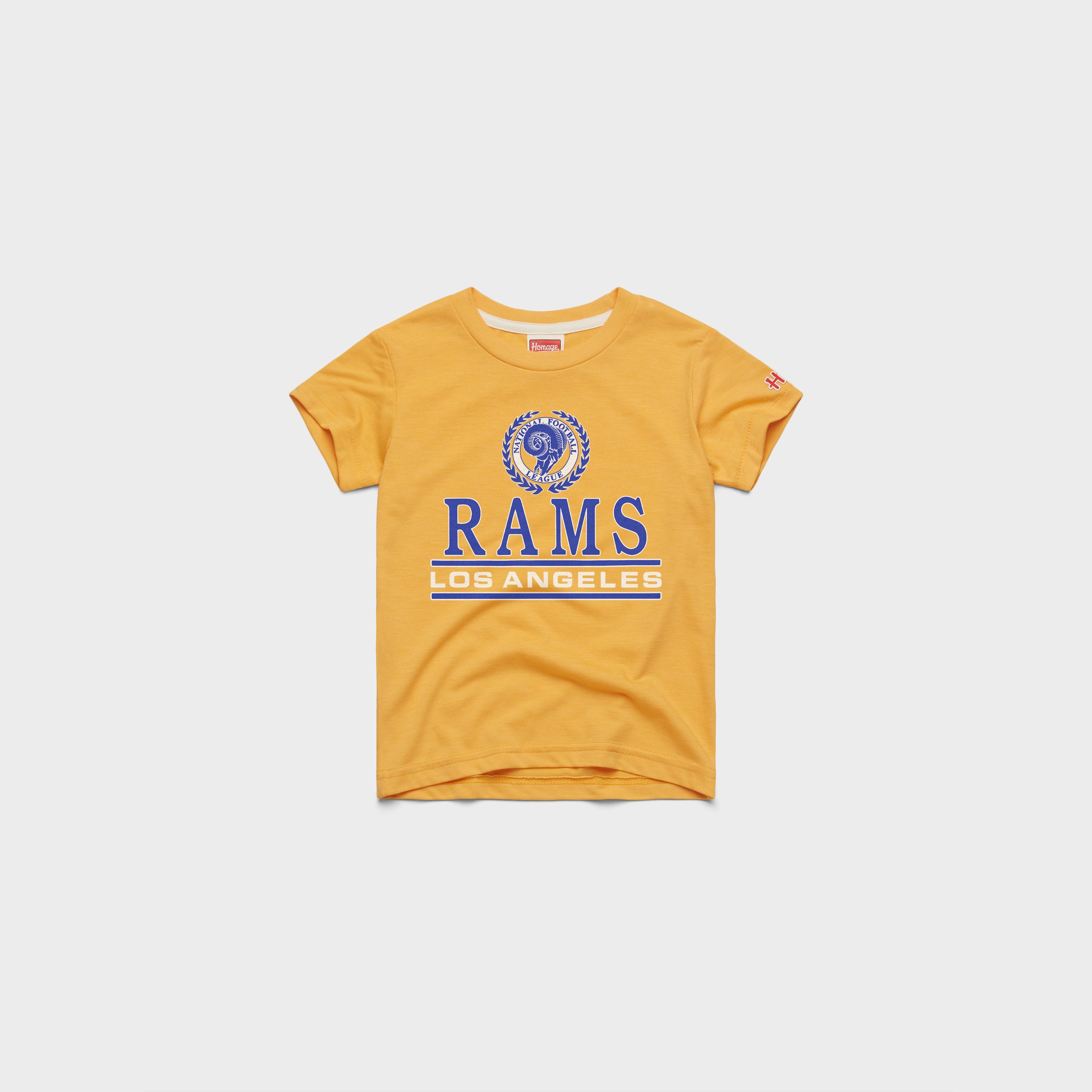 Youth Los Angeles Rams Crest 03012685312 Gold Flat.jpg Youth Los Angeles Rams Crest