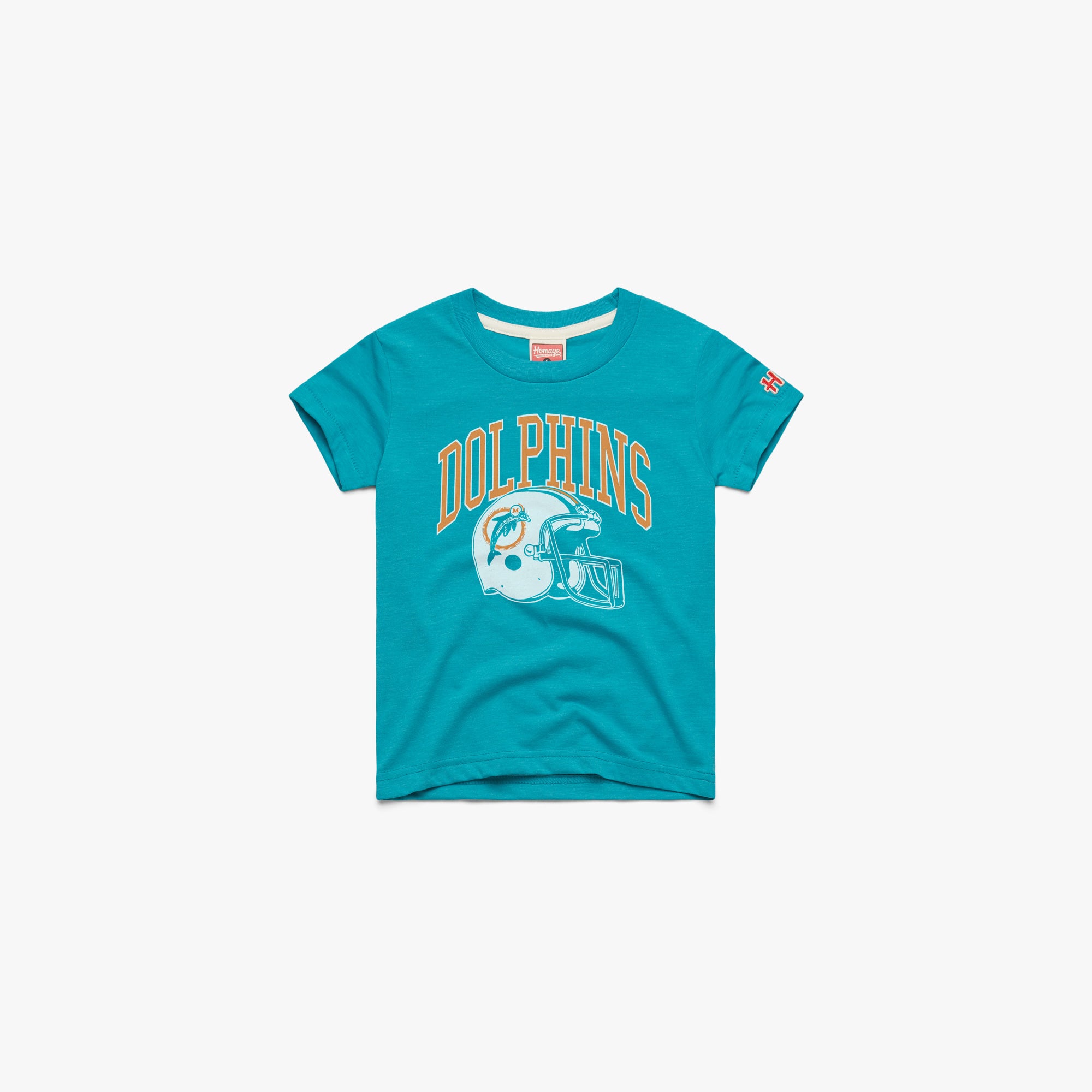 Youth Miami Dolphins Helmet Retro 03011839626 Teal Flat.jpg Youth Miami Dolphins Helmet Retro