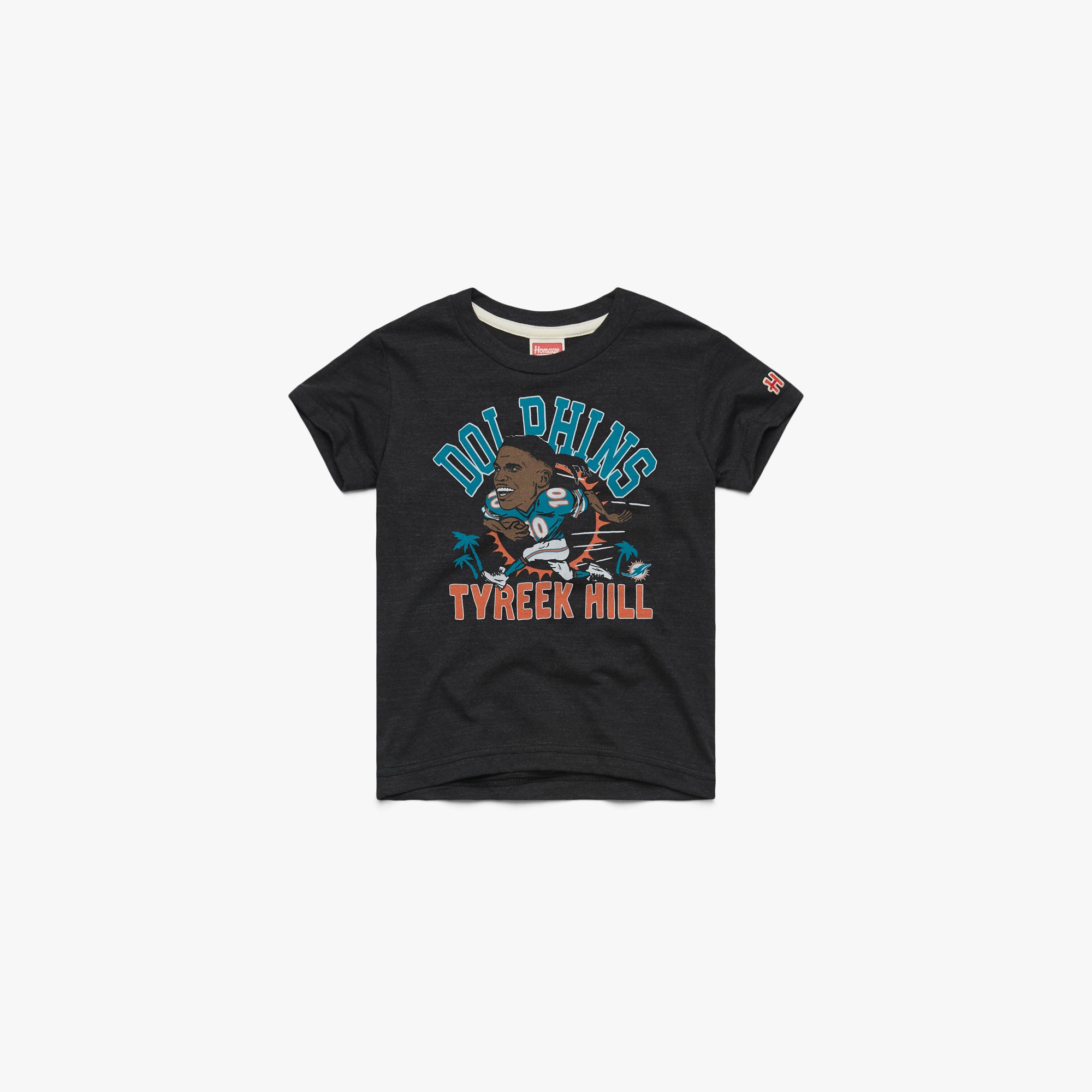 Youth Miami Dolphins Tyreek Hill 03011642030 charcoal flat.jpg Youth Miami Dolphins Tyreek Hill