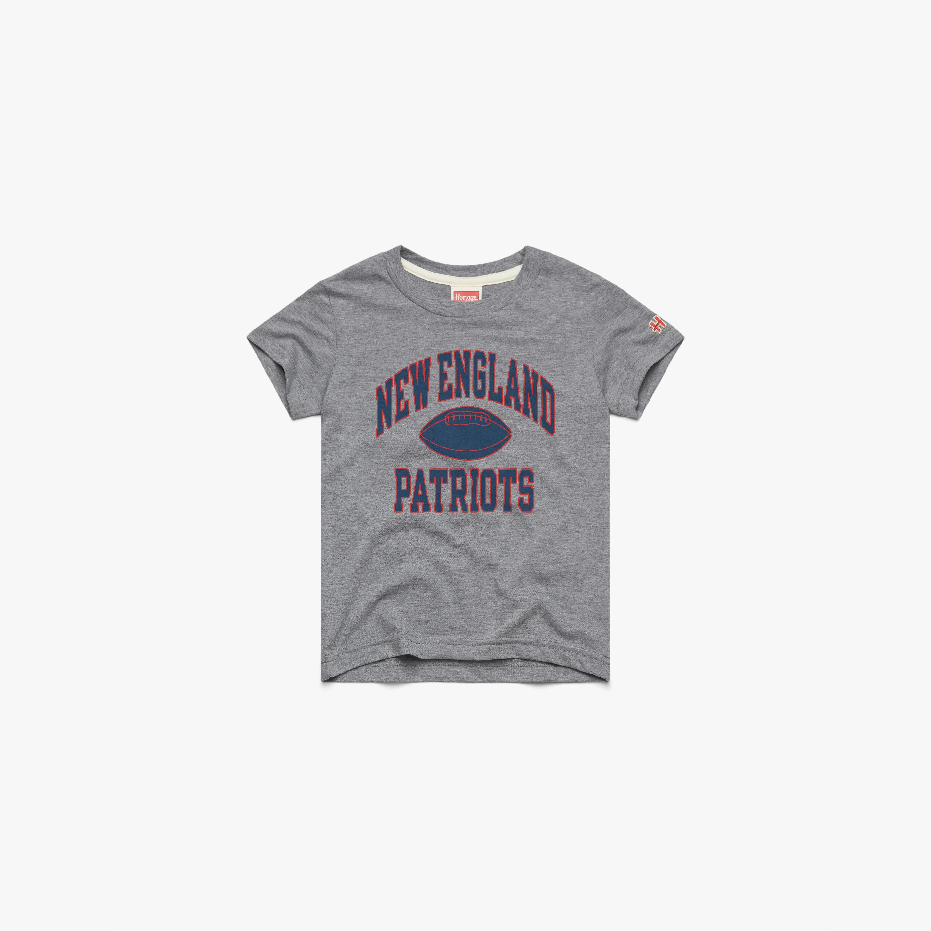 Youth New England Patriots Gridiron 03012599201 Grey Flat.jpg Youth New England Patriots Gridiron