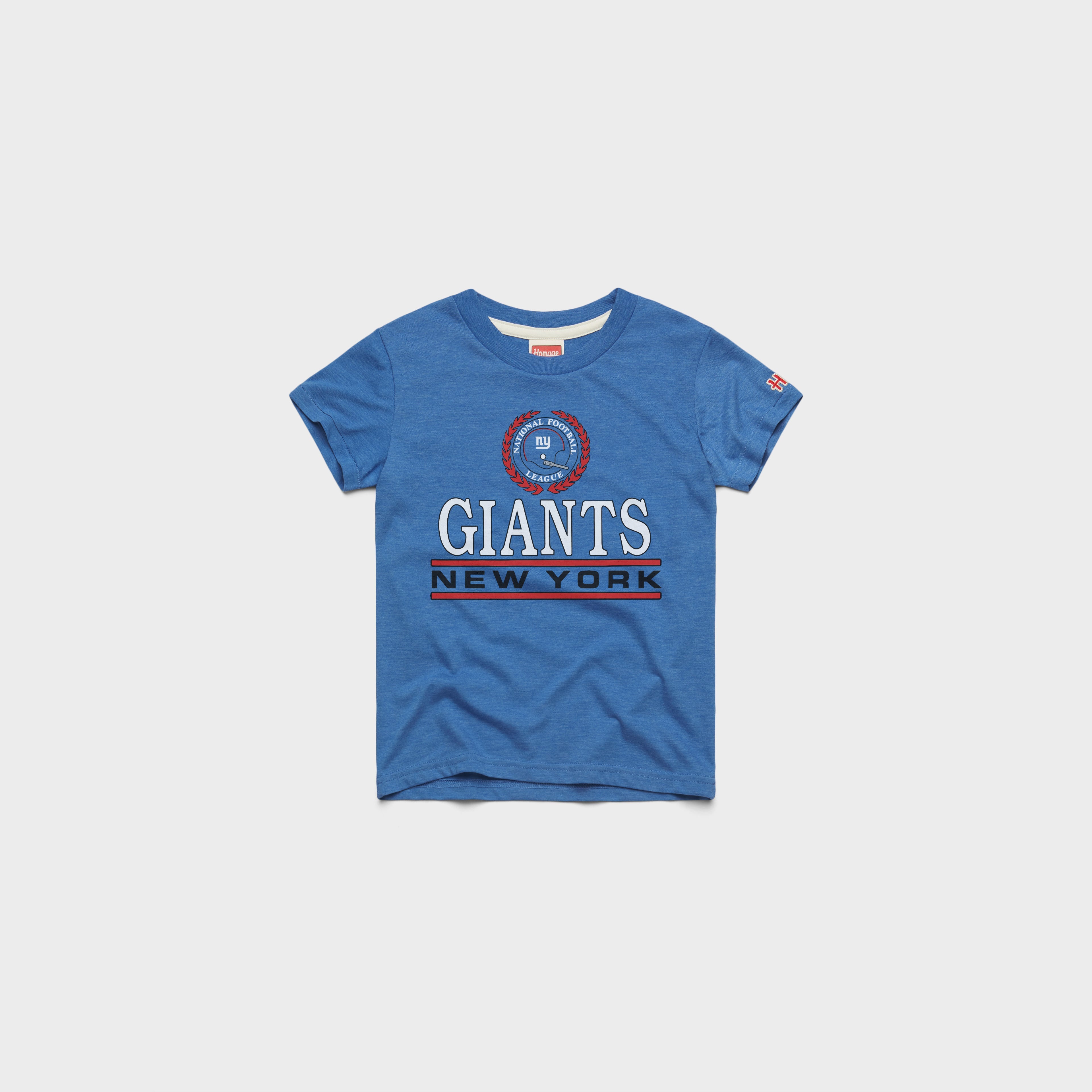 Youth New York Giants Crest 03012687118 Royal Blue Flat.jpg Youth New York Giants Crest