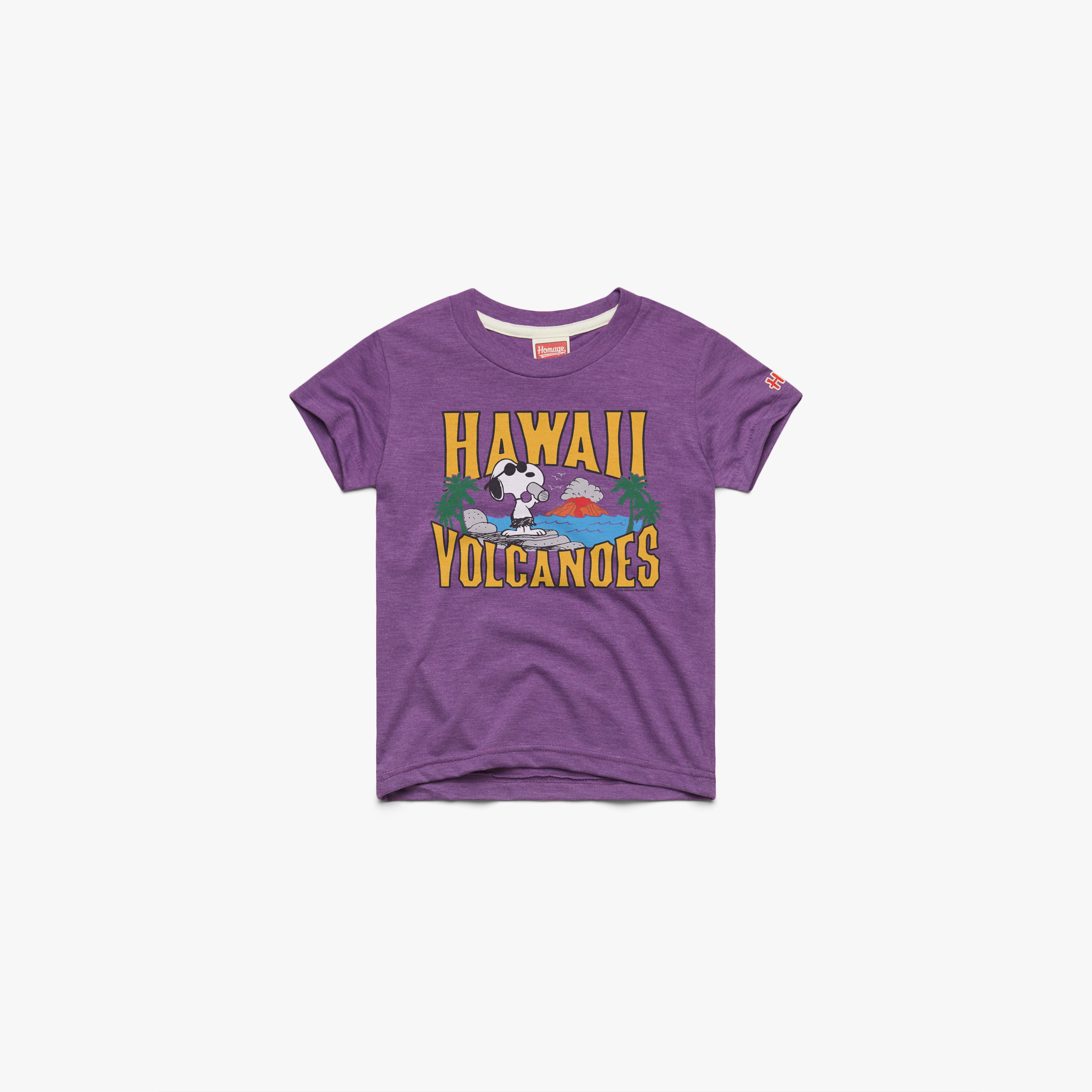 Youth Peanuts Snoopy x Hawaii Volcanoes National Park 03012461327 Royal Purple Flat.jpg Youth Peanuts Snoopy x Hawaii Volcanoes National Park