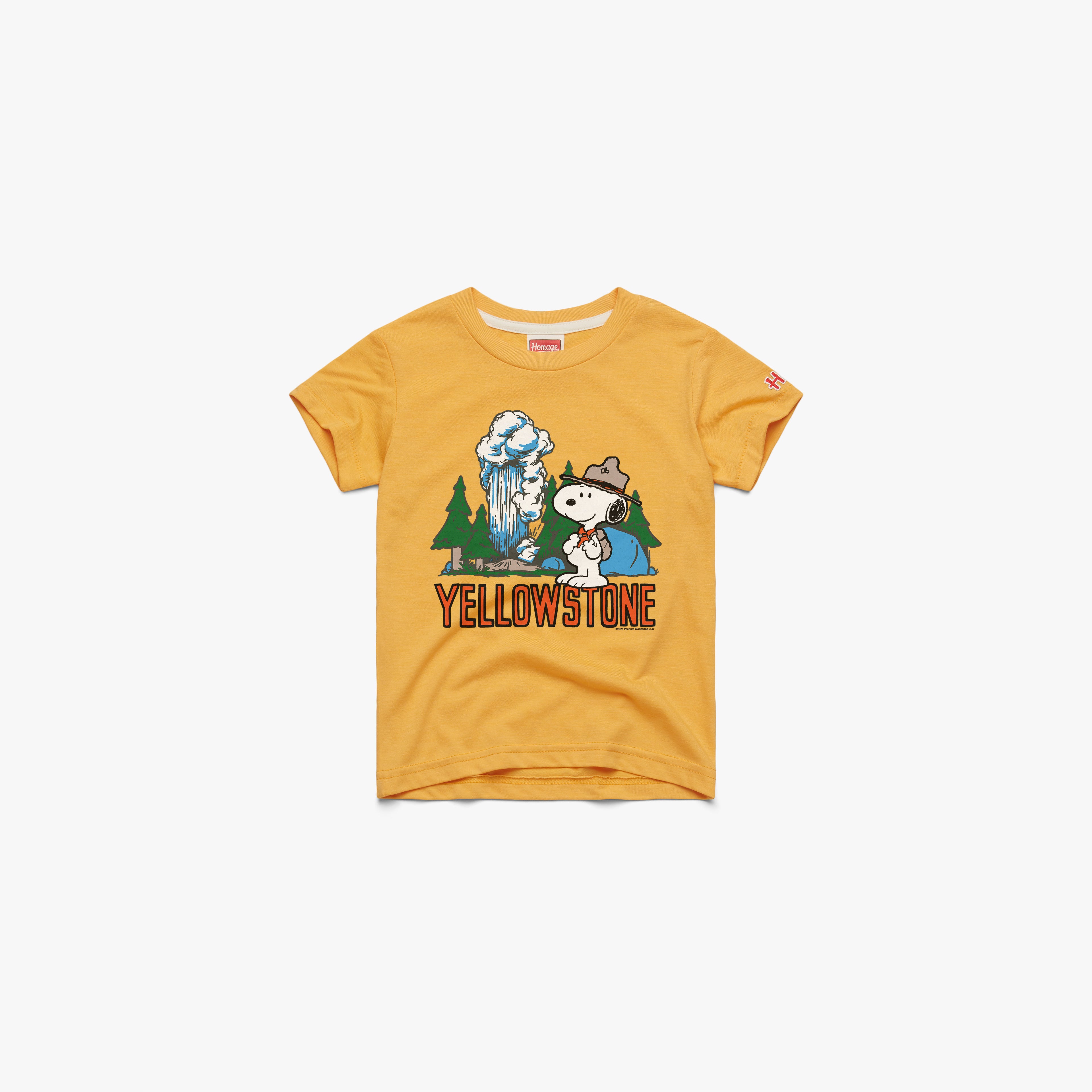 Youth Peanuts Snoopy x Yellowstone National Park 03011748412 Gold Flat a5958db3 dfdf 4bba a664 13ac30680122.jpg Youth Peanuts Snoopy x Yellowstone National Park