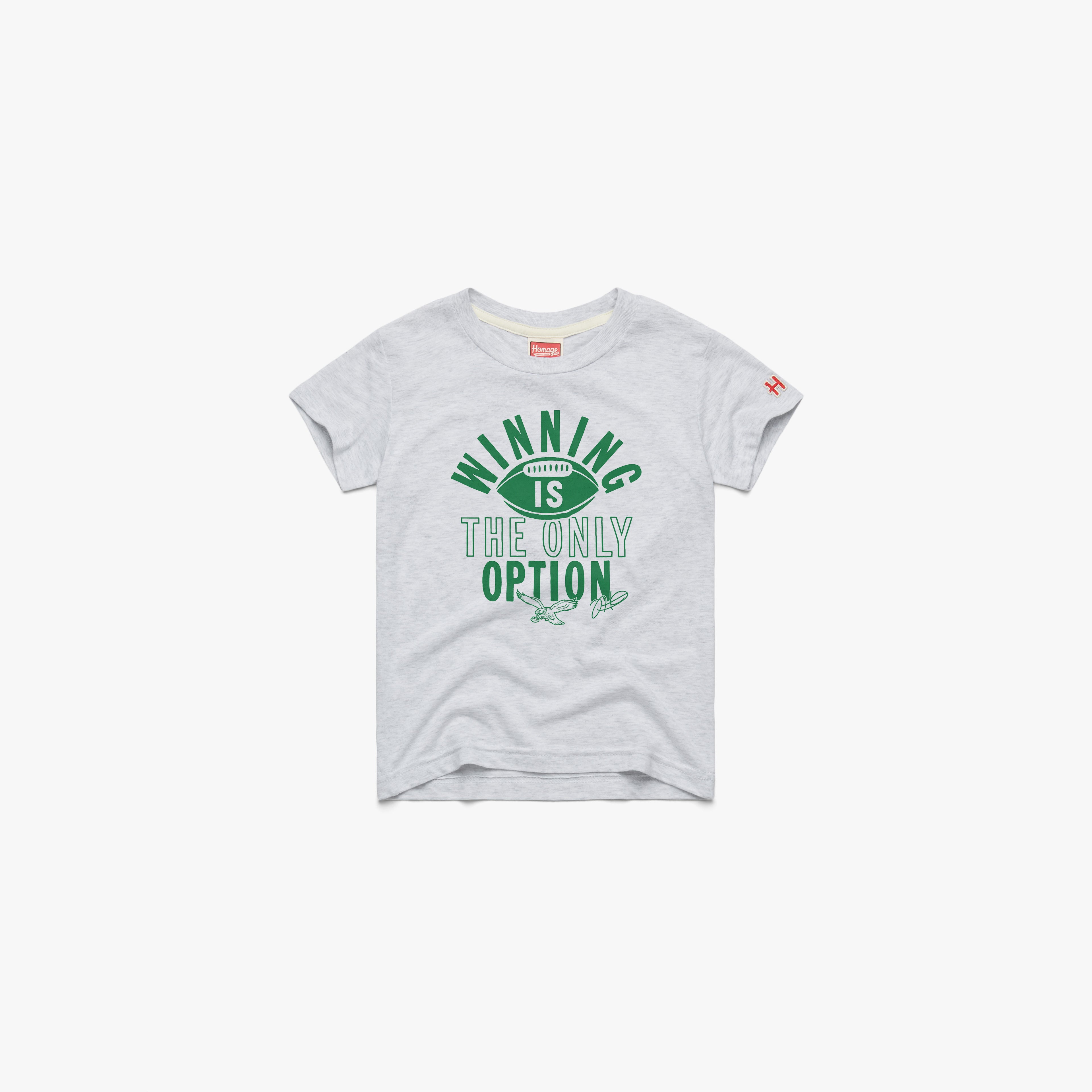 Youth Philadelphia Eagles Jalen Hurts Winning Is The Only Option 03012388237 Ash Flat.jpg Youth Philadelphia Eagles Jalen Hurts Winning Is The Only Option