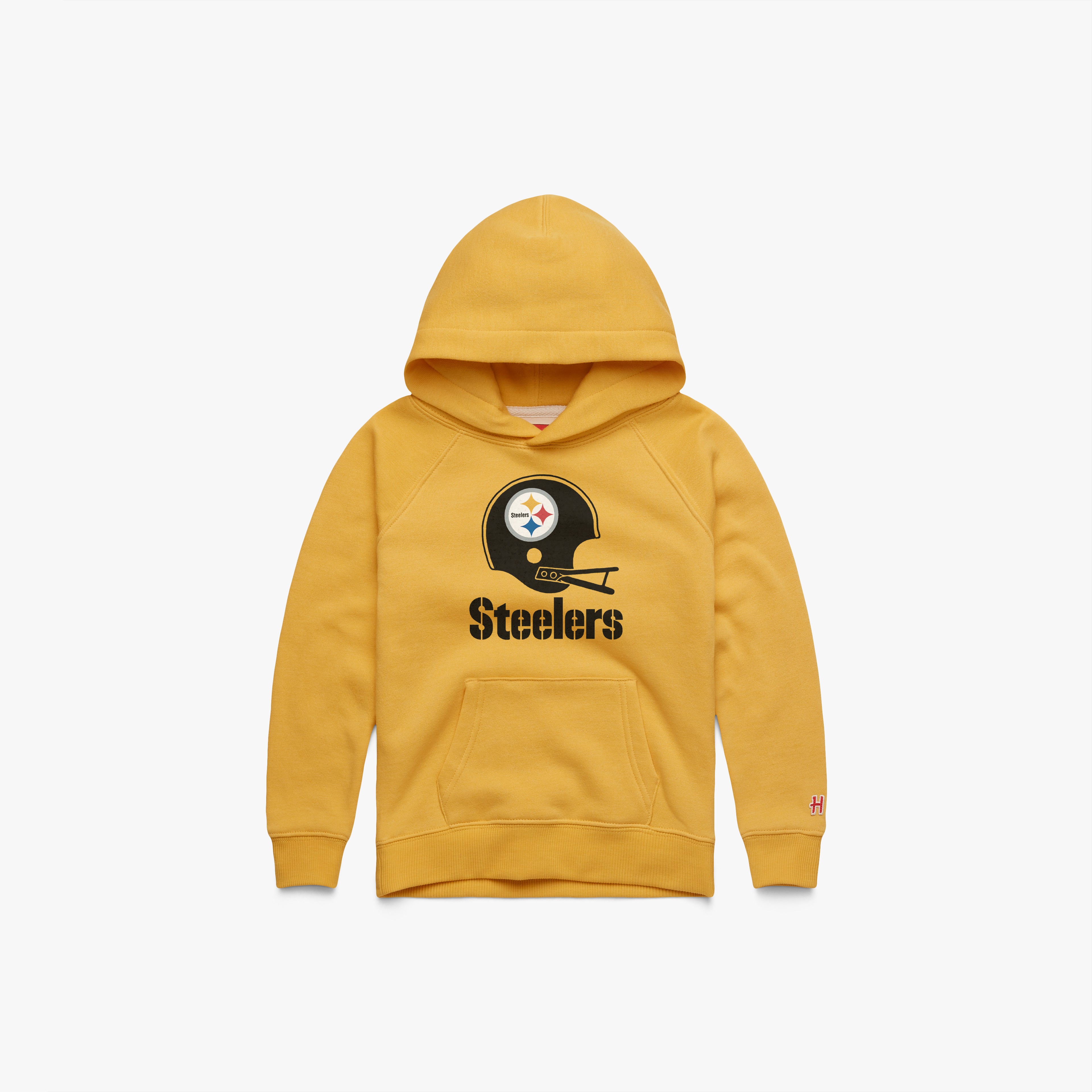Youth Pittsburgh Steelers Big Helmet Hoodie 03162332612 Gold Flat.jpg Youth Pittsburgh Steelers Big Helmet Hoodie
