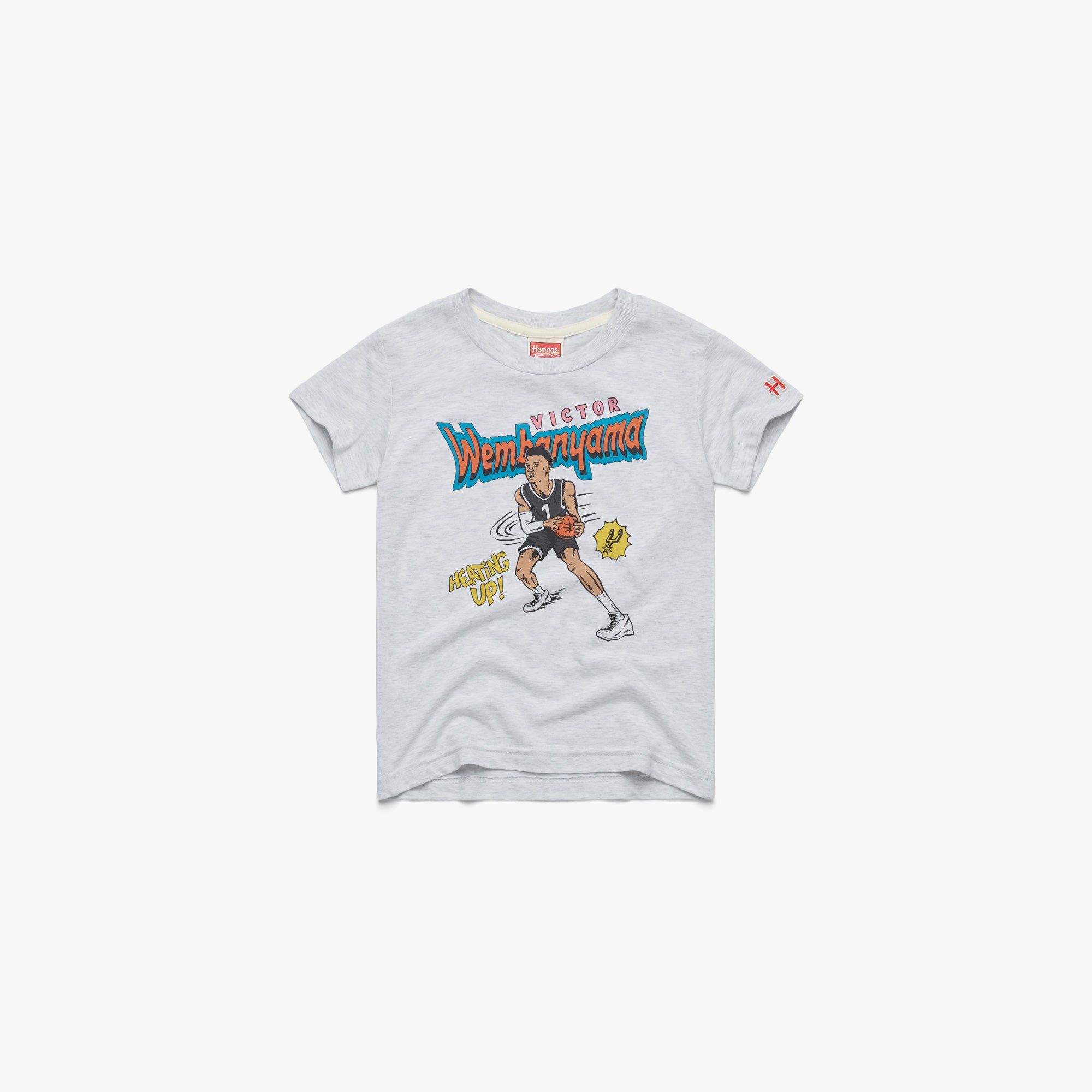 Youth San Antonio Spurs Comic Book Victor Wembanyama 03011932137 Ash Flat.jpg Youth San Antonio Spurs Comic Book Victor Wembanyama