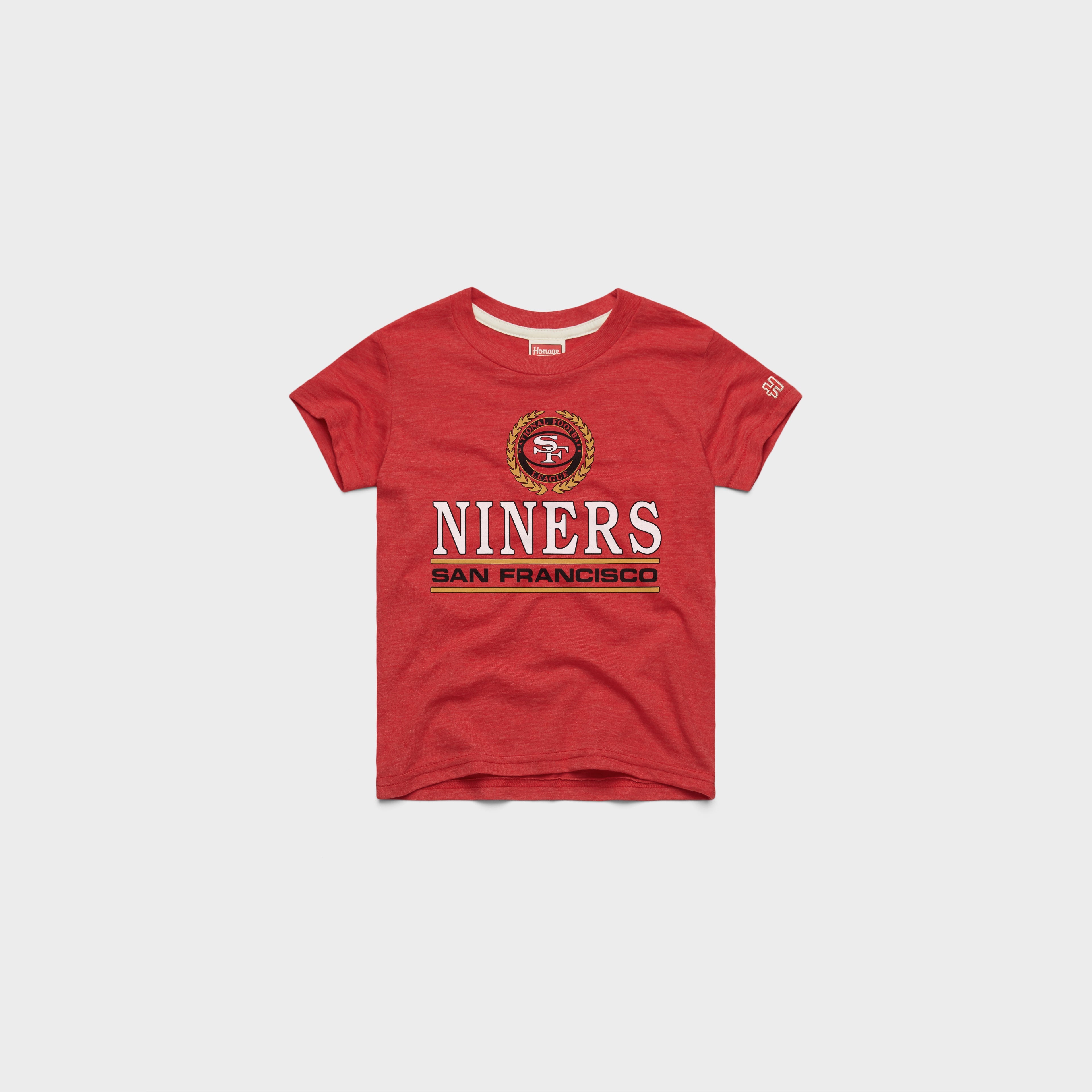 Youth San Francisco 49ers Crest 03012684617 Red Flat.jpg Youth San Francisco 49ers Crest