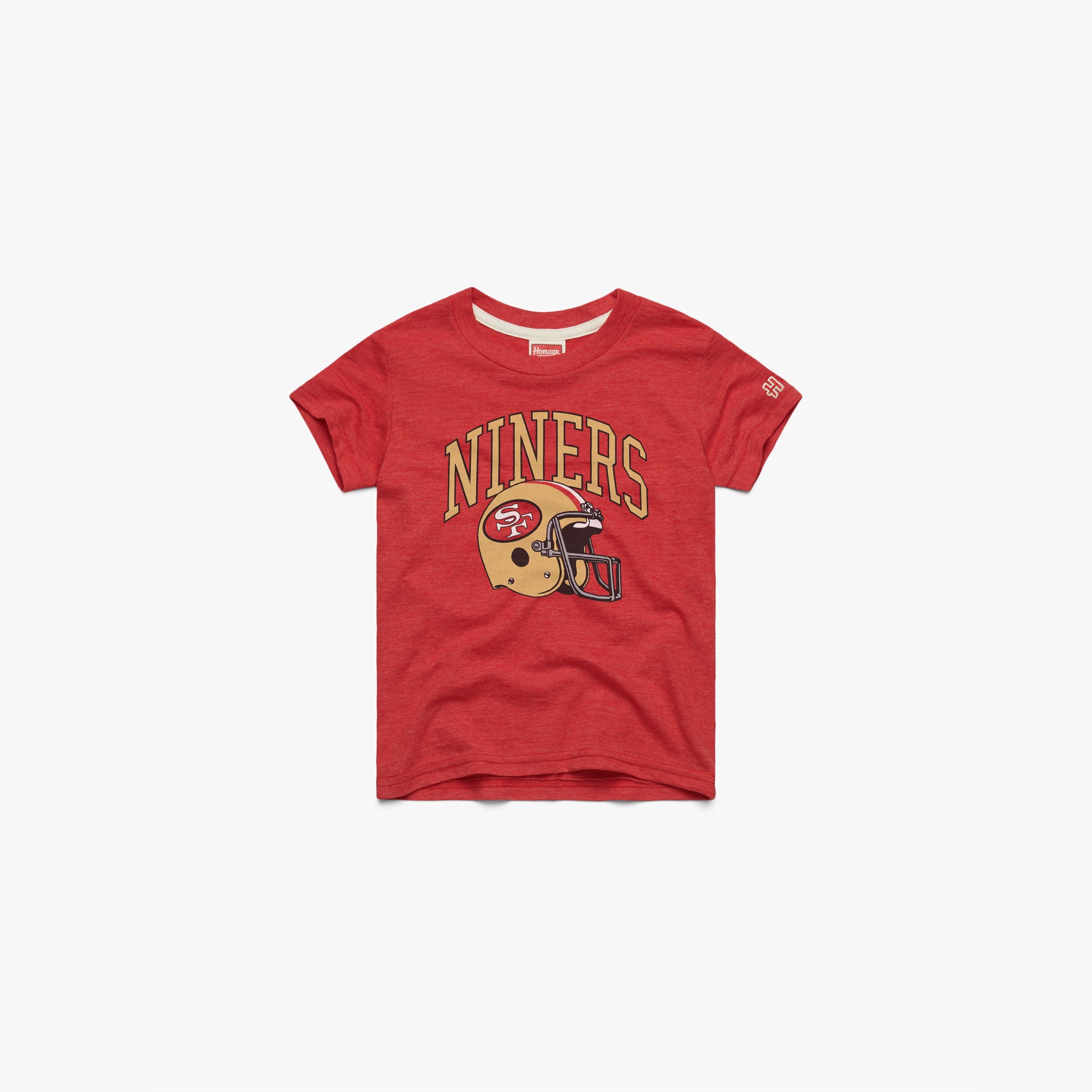 Youth San Francisco 49ers Helmet Retro 03011839817 Red Flat.jpg Youth San Francisco 49ers Helmet Retro