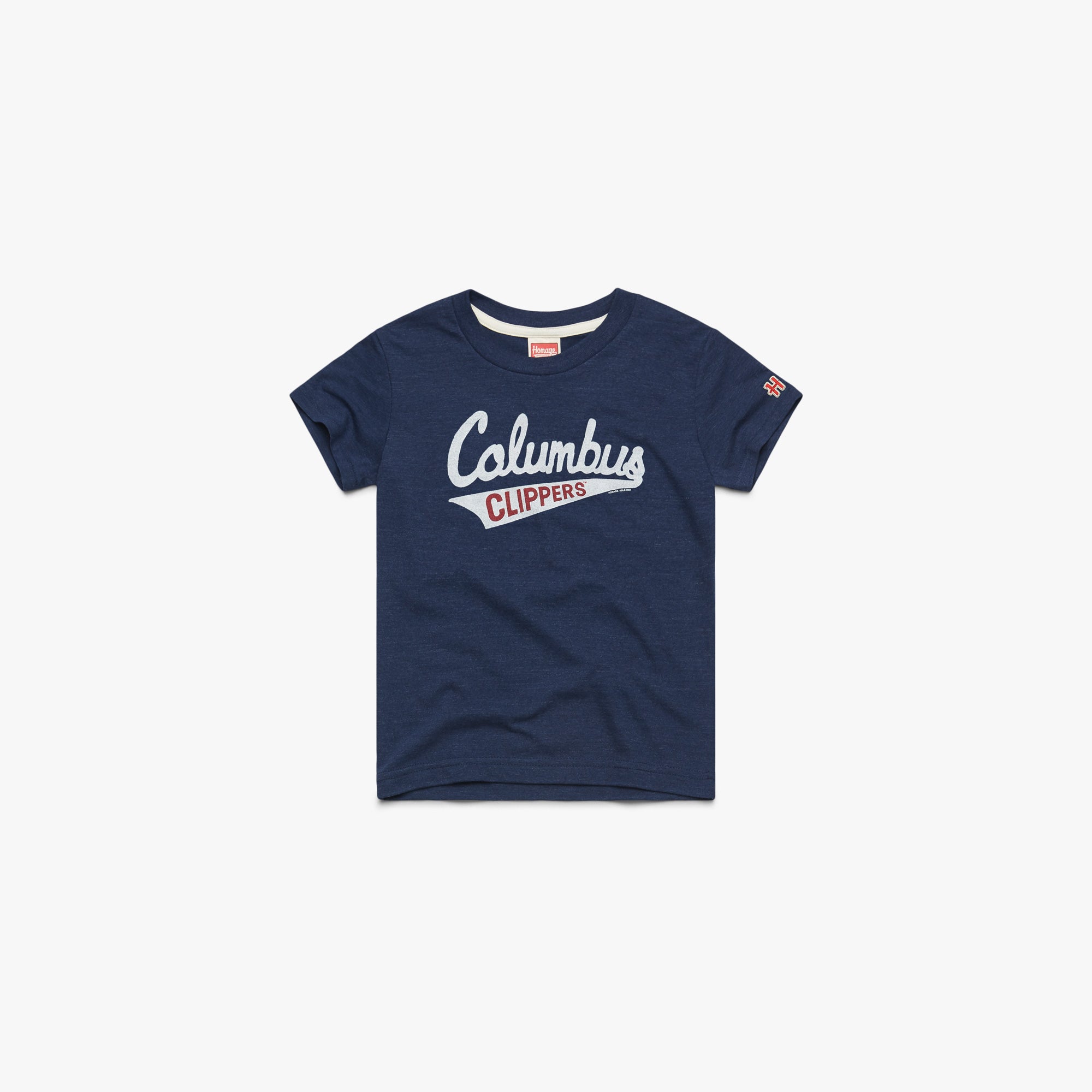 Youth Script Columbus Clippers 03010577235 navy flat.jpg Youth Script Columbus Clippers