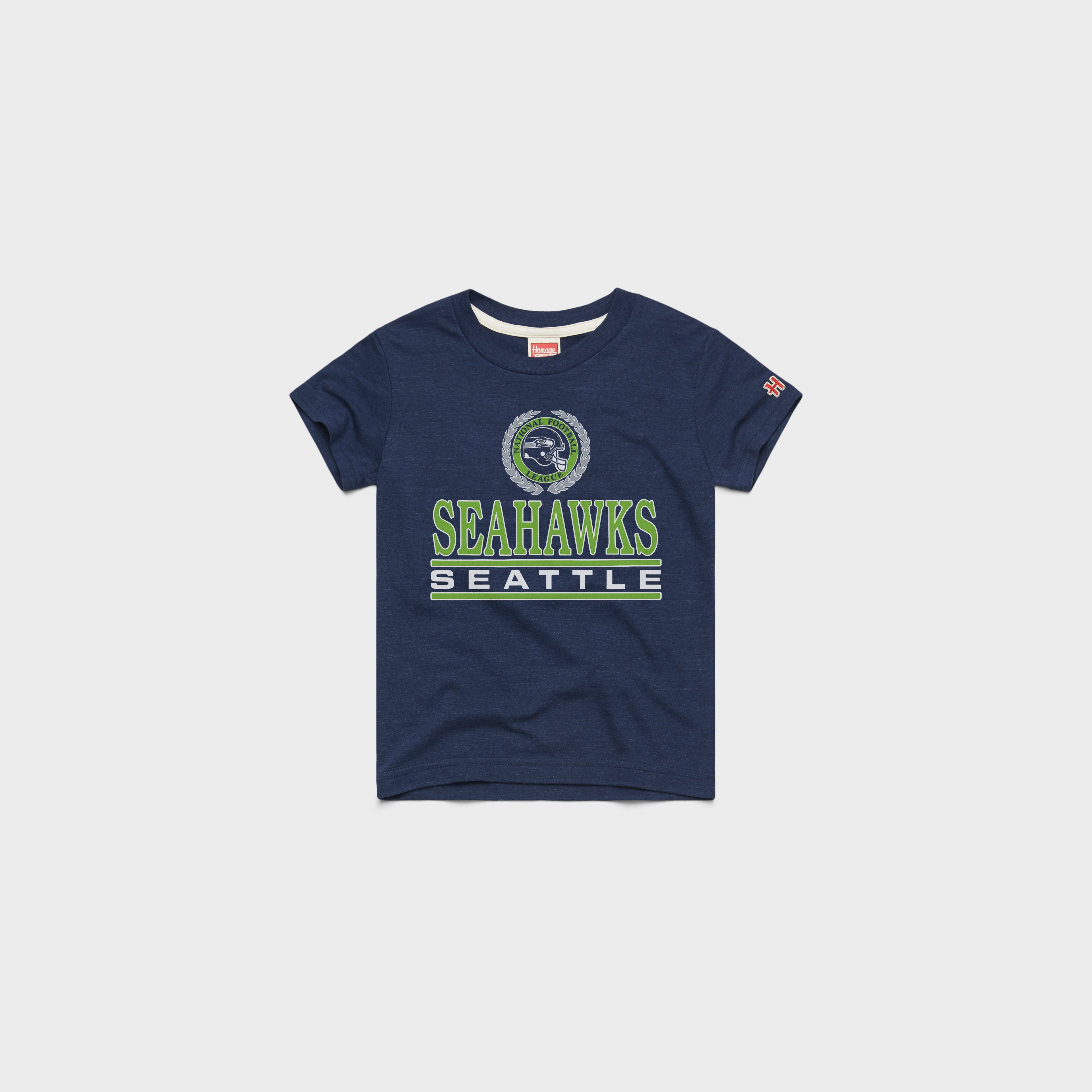 Youth Seattle Seahawks Crest 03012684735 Navy Flat.jpg Youth Seattle Seahawks Crest
