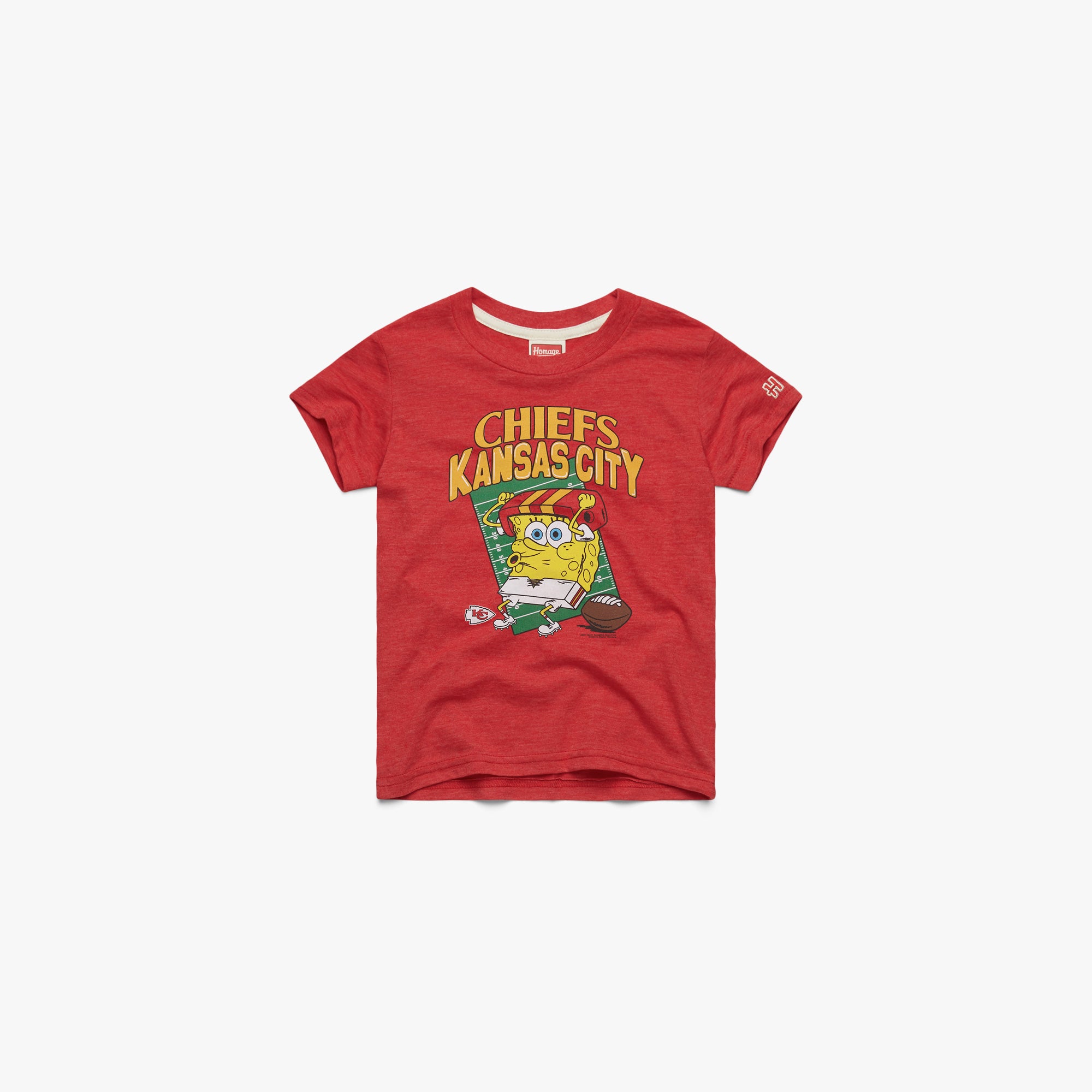 Youth SpongeBob SquarePants x Kansas City Chiefs 03011802117 red flat.jpg Youth SpongeBob SquarePants x Kansas City Chiefs