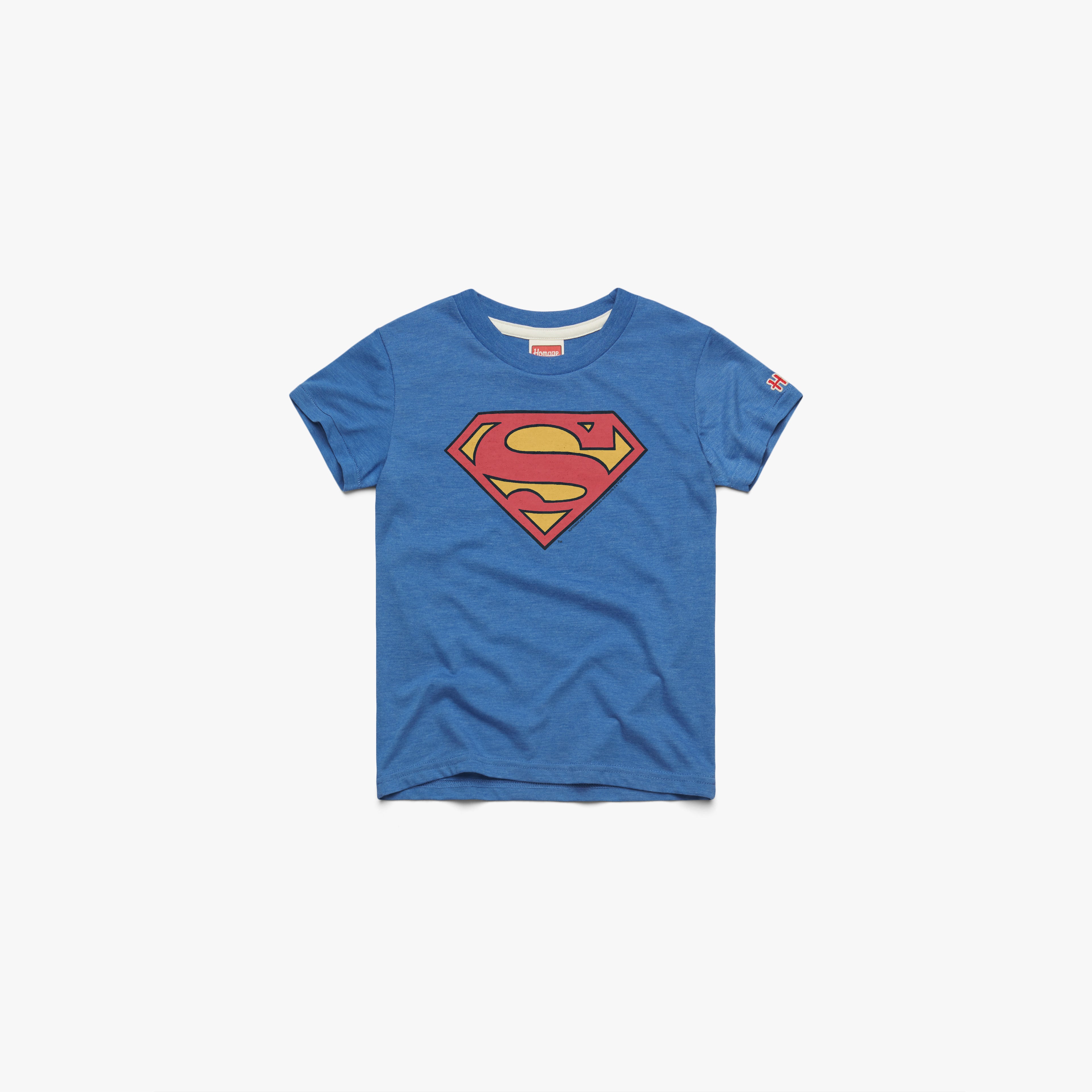 Youth Superman Logo 03011187118 Royal Blue Flat.jpg Youth Superman Logo