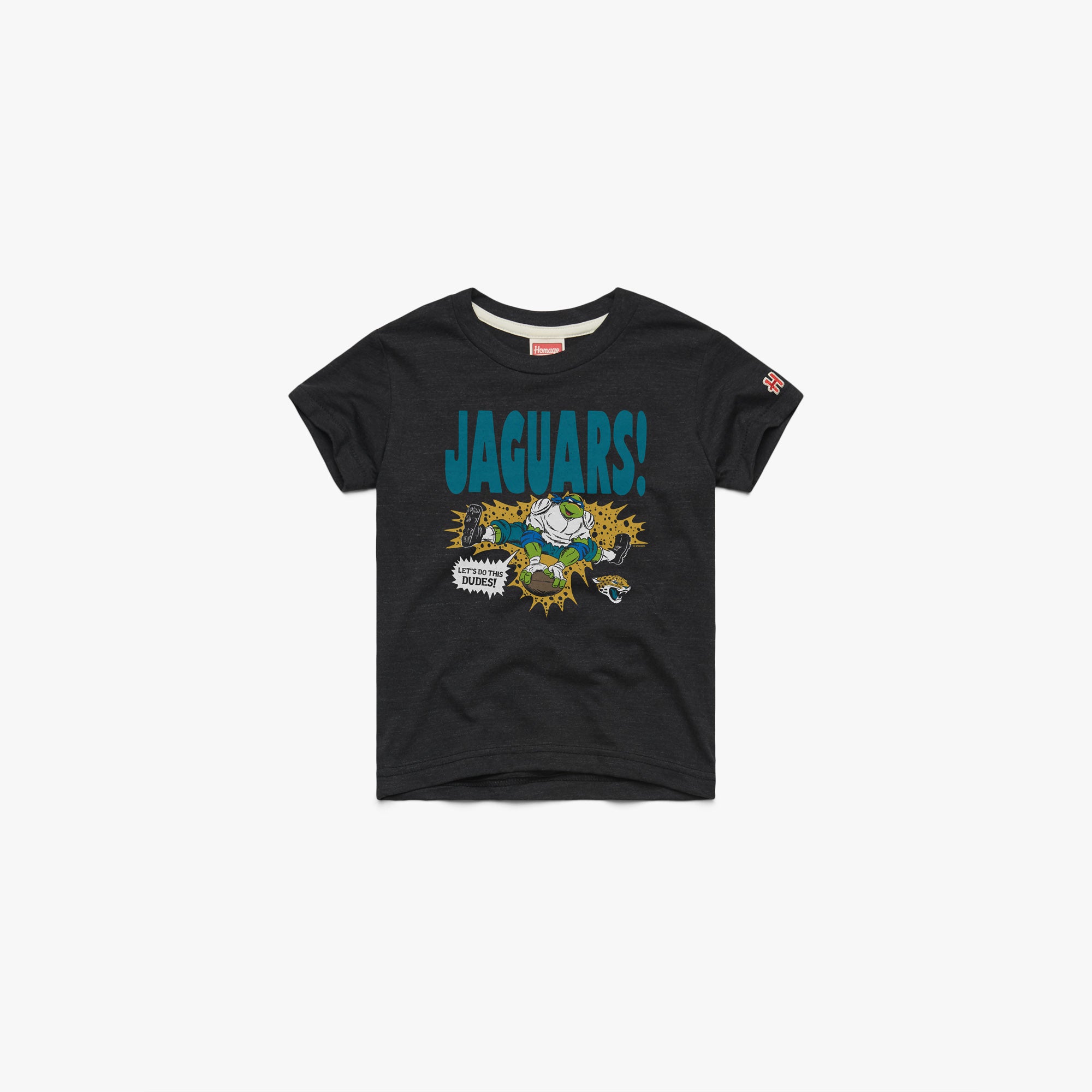 Youth TMNT Leonardo x Jacksonville Jaguars 03012144330 Charcoal Flat.jpg Youth TMNT Leonardo x Jacksonville Jaguars